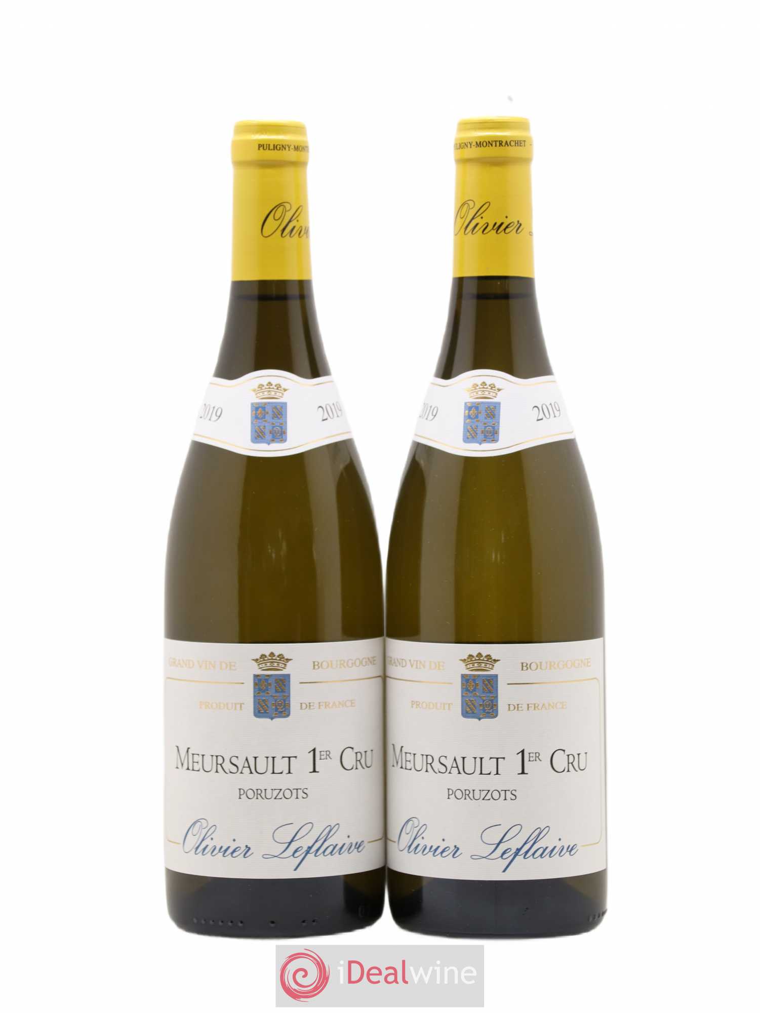 Meursault 1er Cru Poruzots Olivier Leflaive 2019 - Lot de 2 bouteilles - 0