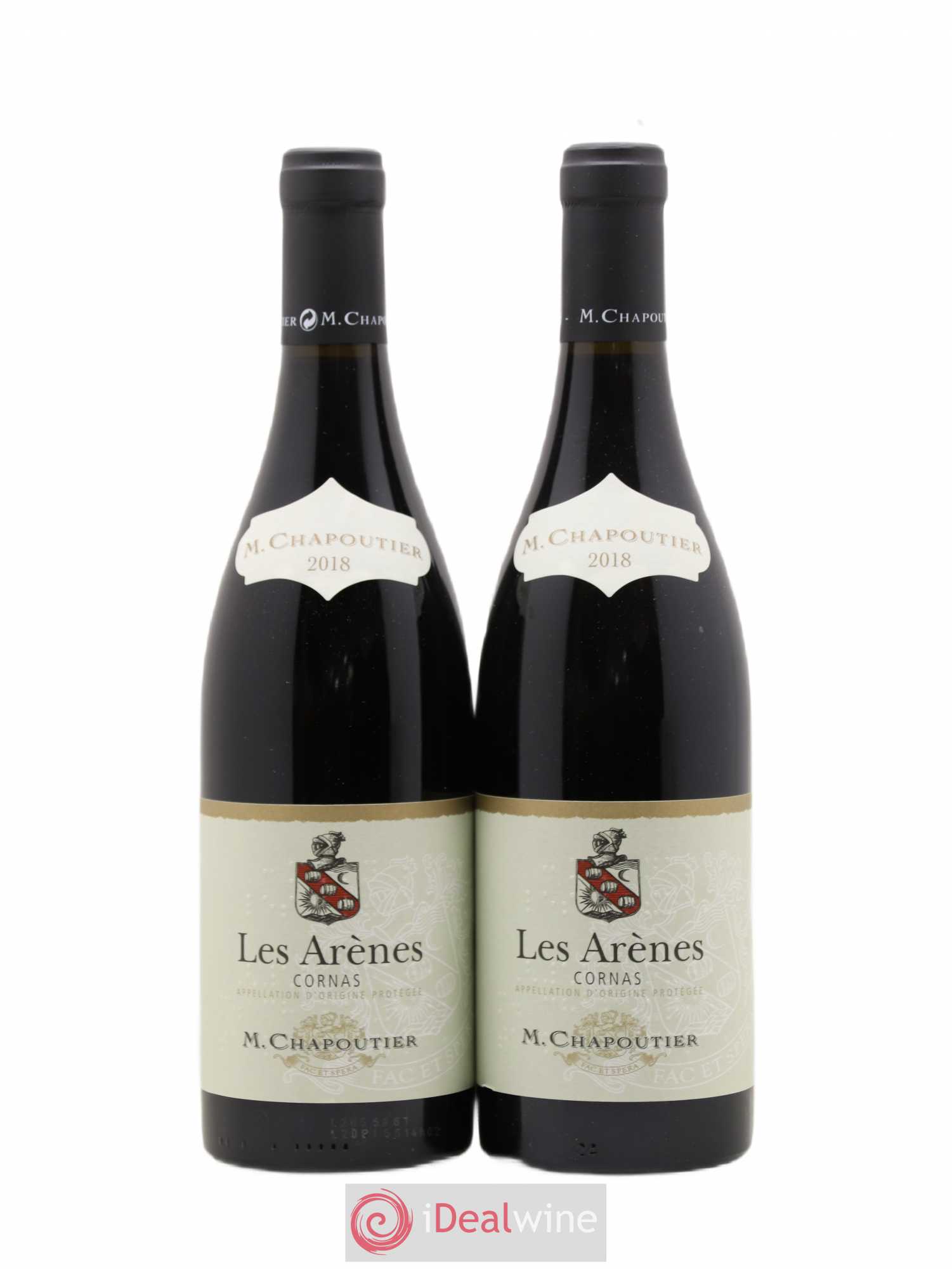 Cornas Les Arenes Chapoutier 2018 - Posten von 2 Flaschen - 0