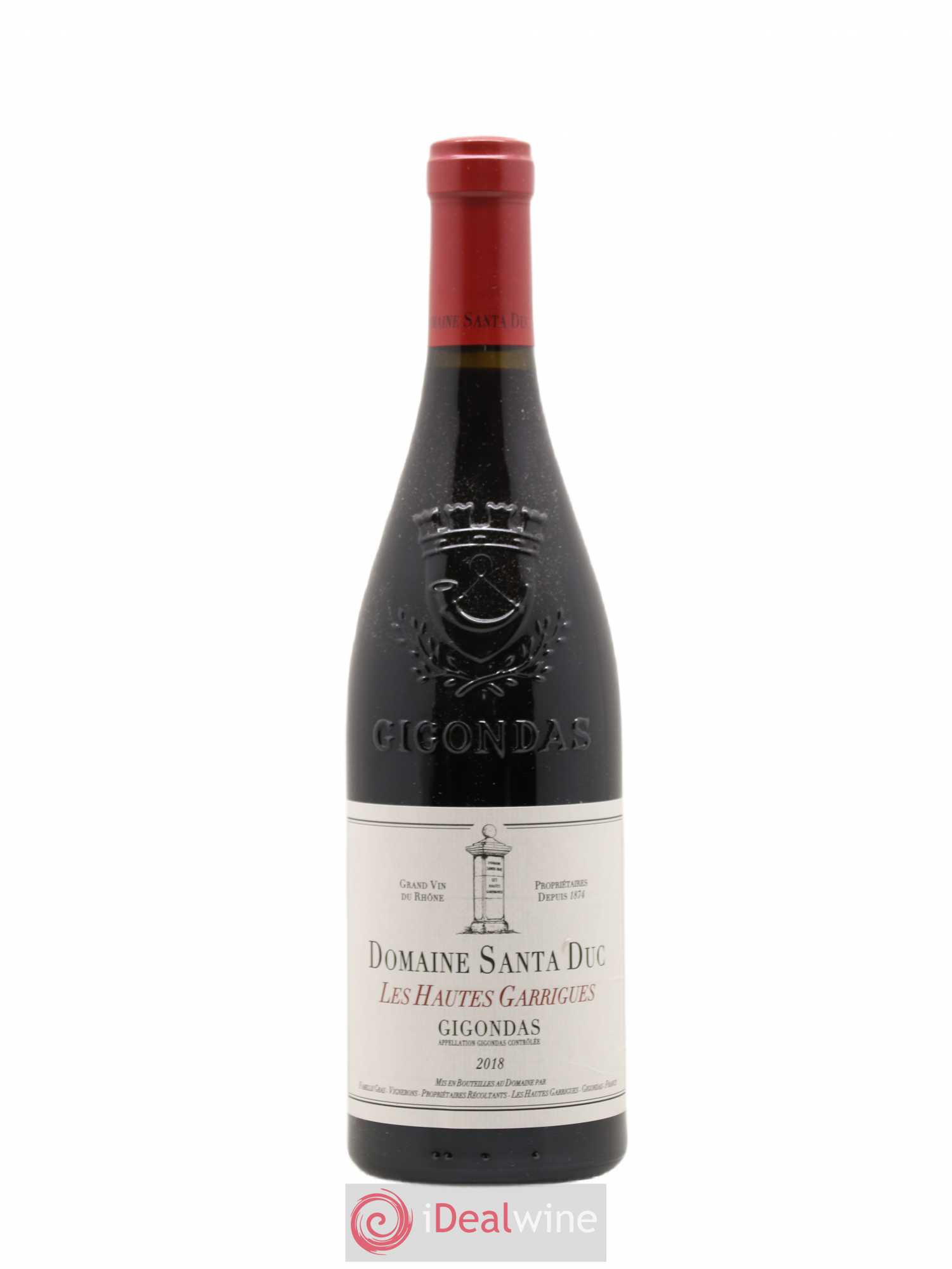 Gigondas Les Hautes Garrigues Domaine Santa Duc 2018 - Posten von 1 Flasche - 0