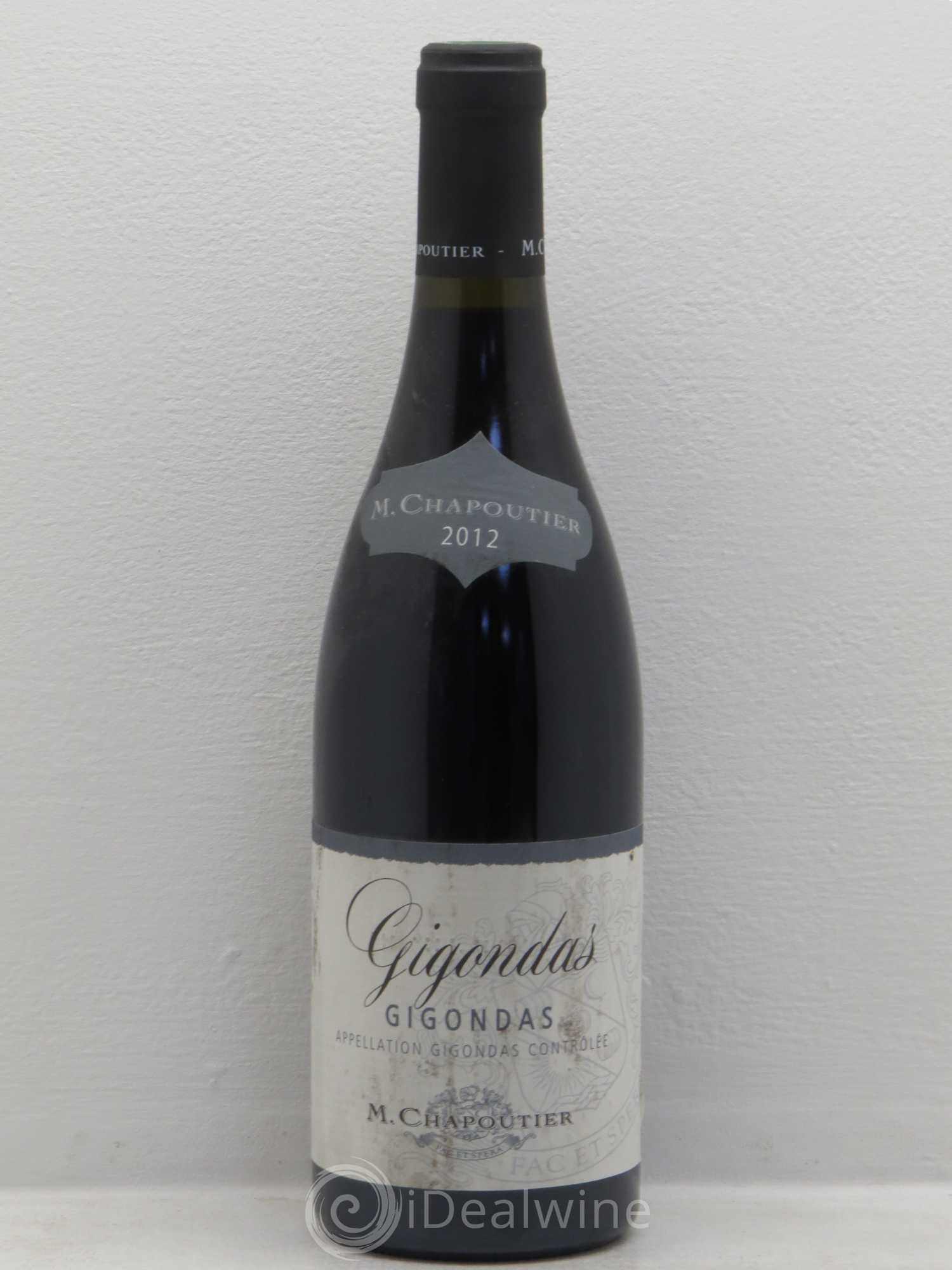 Gigondas Chapoutier 2012 - Lot de 1 bouteille - 0