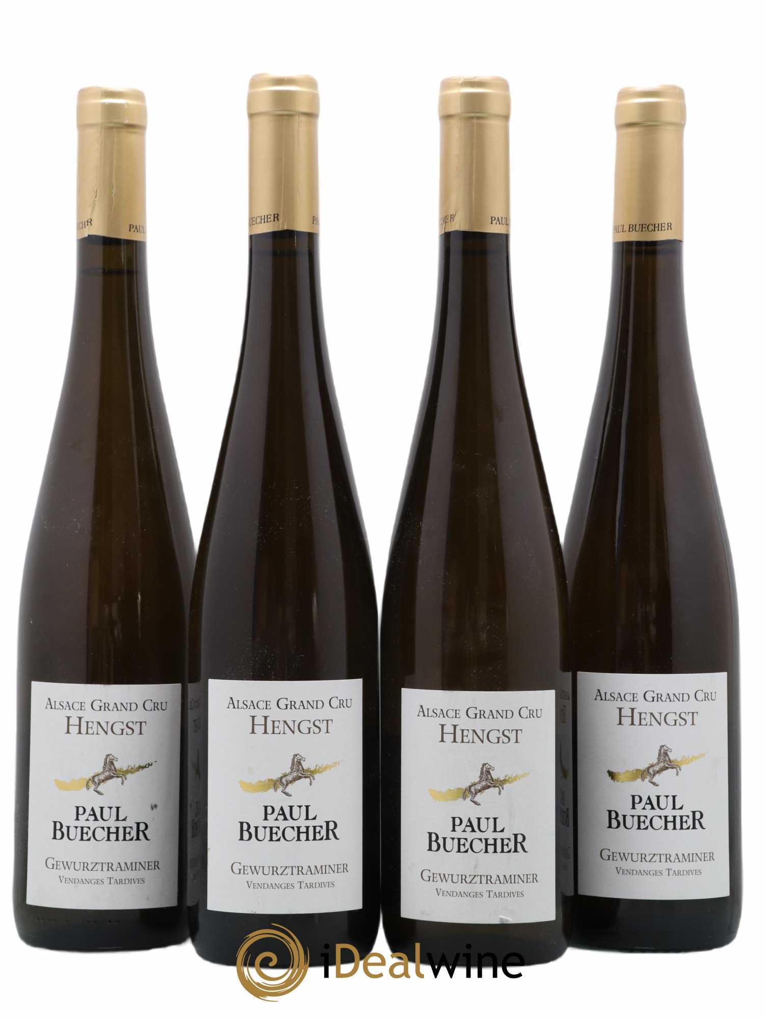 Alsace Hengst Gewurztraminer Vendanges Tardives Paul Buecher 2017 - Posten von 4 Flaschen - 0
