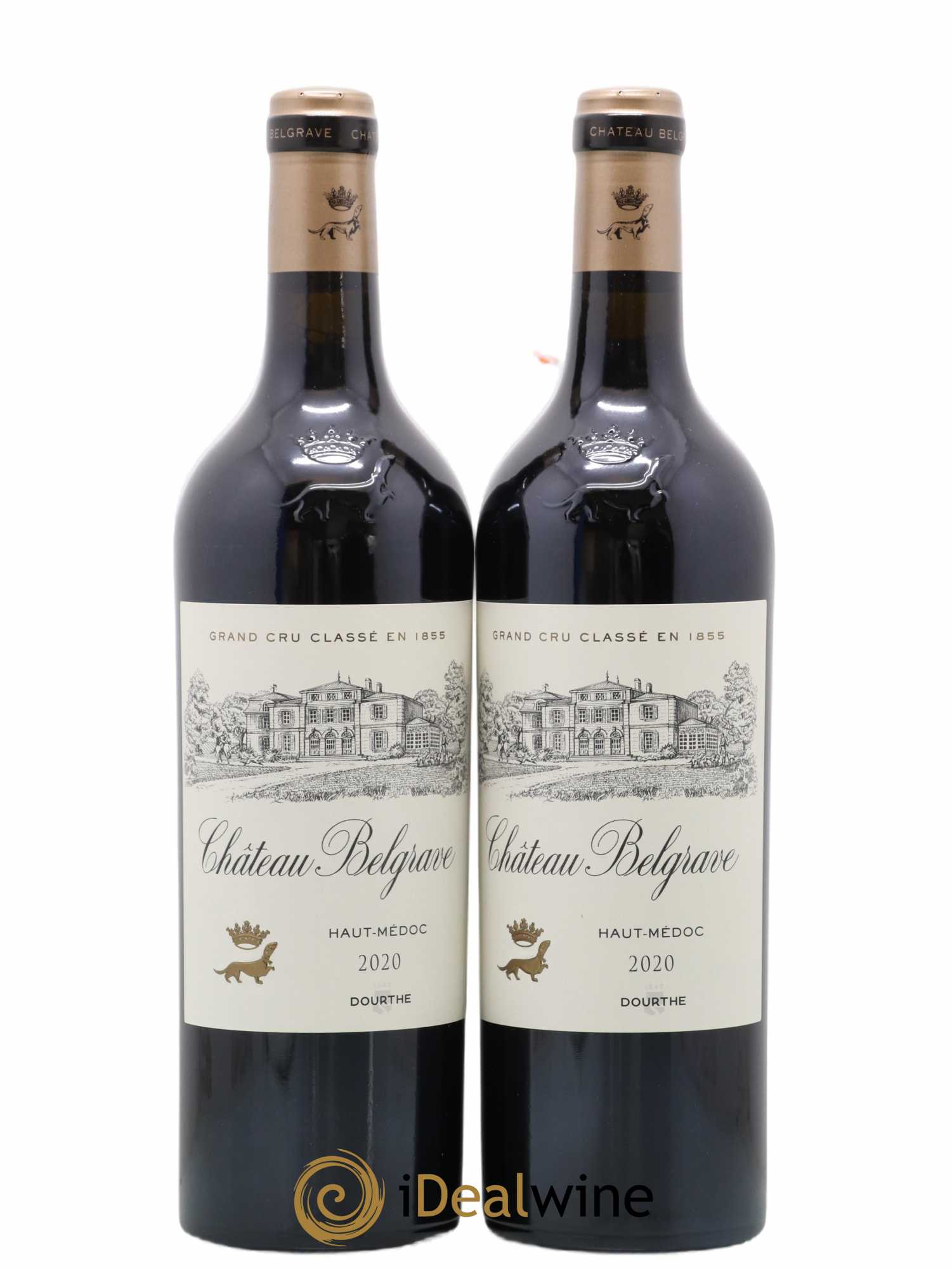 Château Belgrave 5ème Grand Cru Classé 2020 - Lot de 2 bouteilles - 0