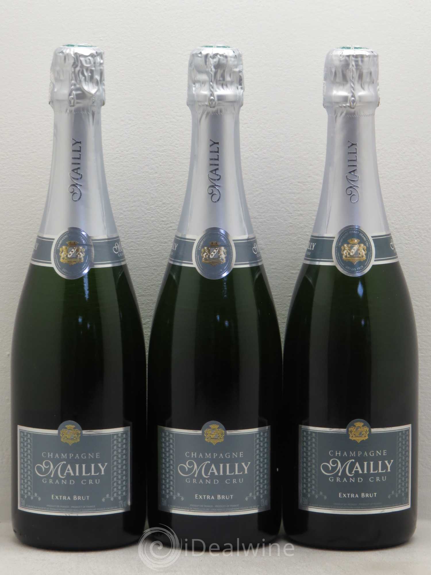 Champagne Grand Cru Extra Brut Mailly - Posten von 3 Flaschen - 0