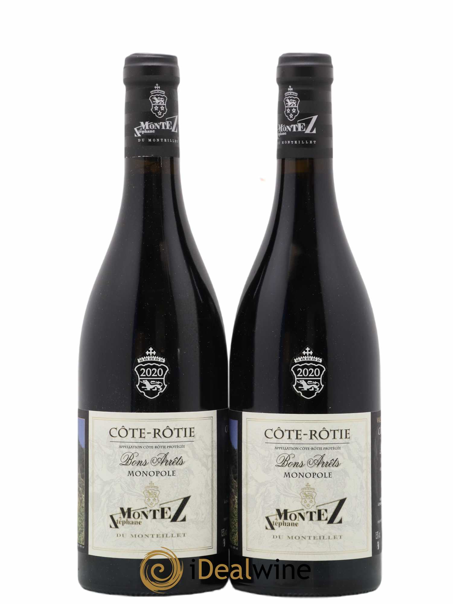 Côte-Rôtie Bons Arrêts Monteillet (Domaine du) - Stéphane Montez 2020 - Lot de 2 bouteilles - 0