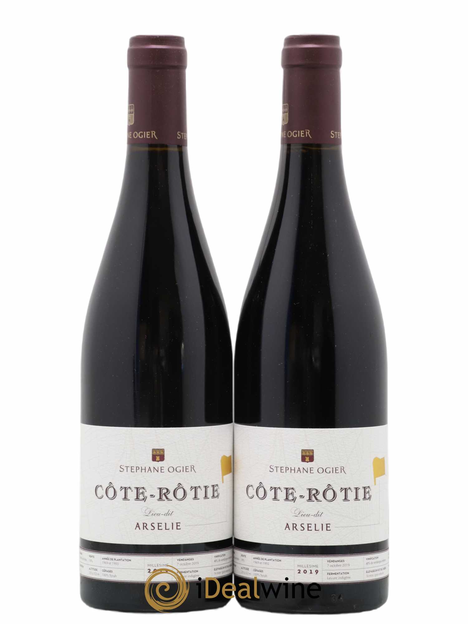 Côte-Rôtie Lieu Dit Arselie Stephane Ogier 2019 - Posten von 2 Flaschen - 0