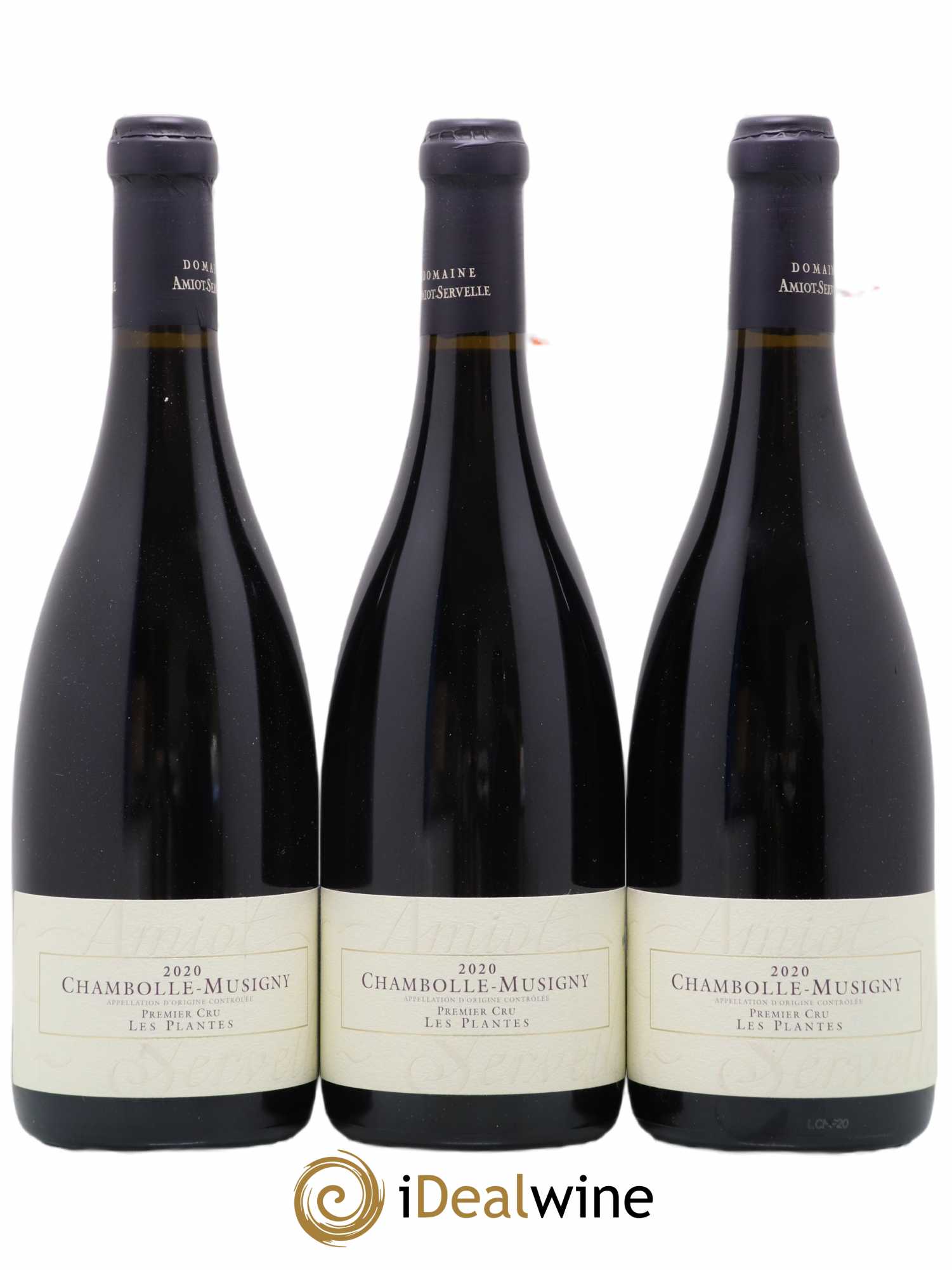 Chambolle-Musigny 1er Cru Les Plantes Amiot-Servelle 2020 - Lot de 3 bouteilles - 0