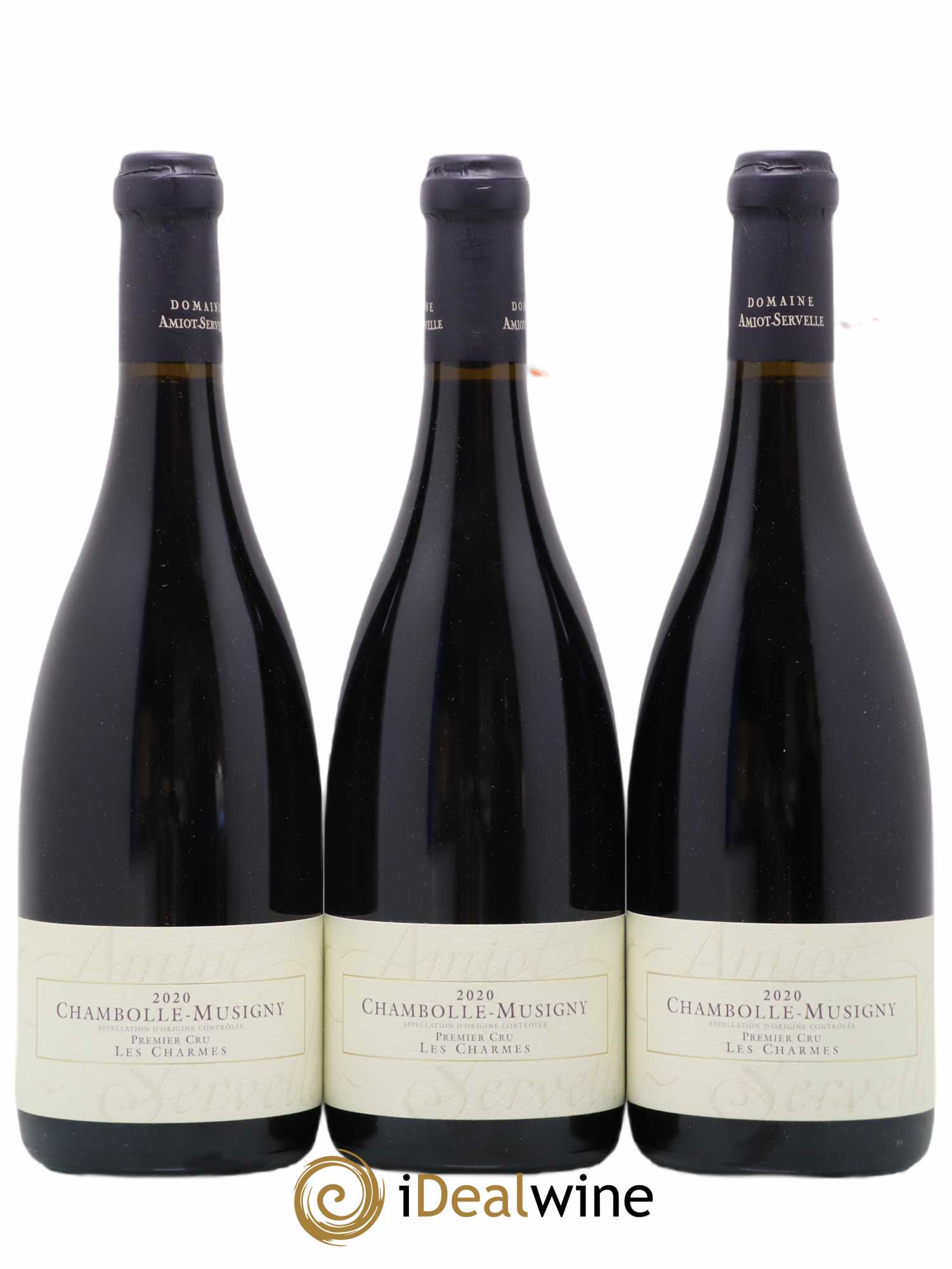 Chambolle-Musigny 1er Cru Les Charmes Amiot-Servelle 2020 - Lot de 3 bouteilles - 0