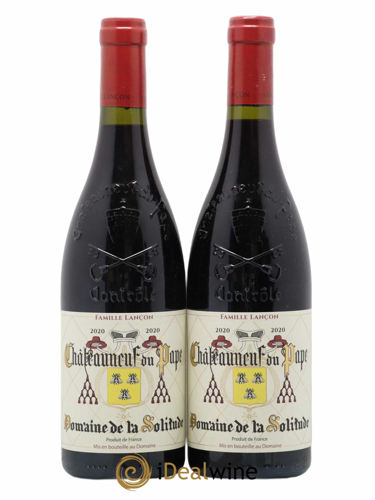 Châteauneuf-du-Pape Solitude Tradition 2020 - Lot de 2 bouteilles - 0