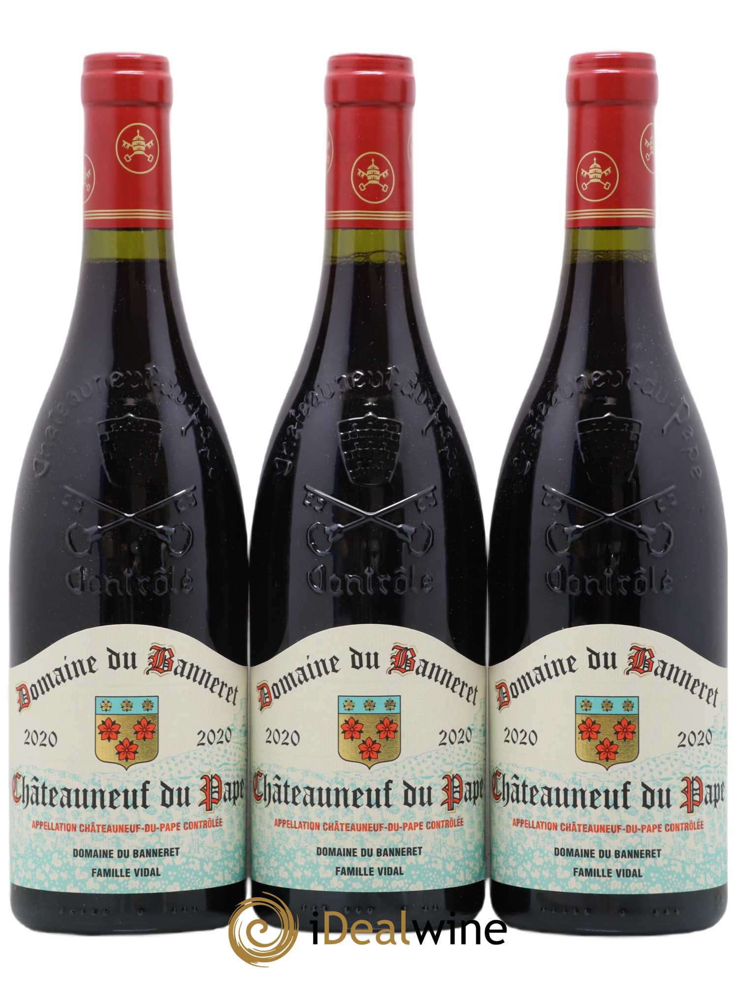 Châteauneuf-du-Pape Banneret 2020 - Lot of 3 bottles - 0