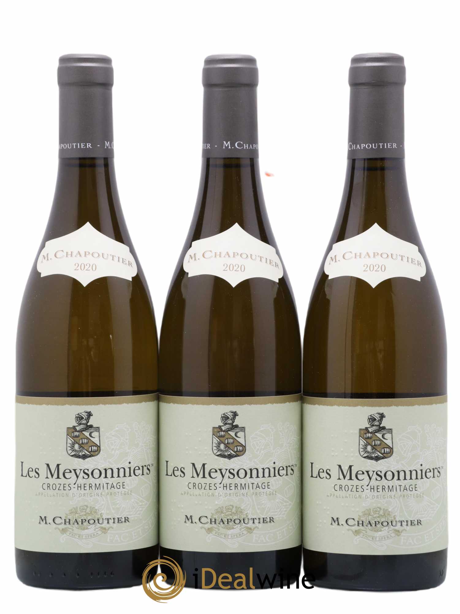 Crozes-Hermitage Les Meysonniers Chapoutier 2020 - Lot de 3 bouteilles - 0