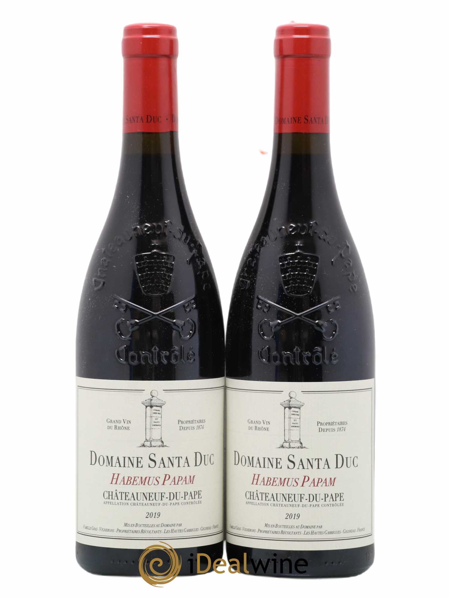 Châteauneuf-du-Pape Santa Duc (Domaine) Habemus Papam Famille Gras 2019 - Lot de 2 bouteilles - 0
