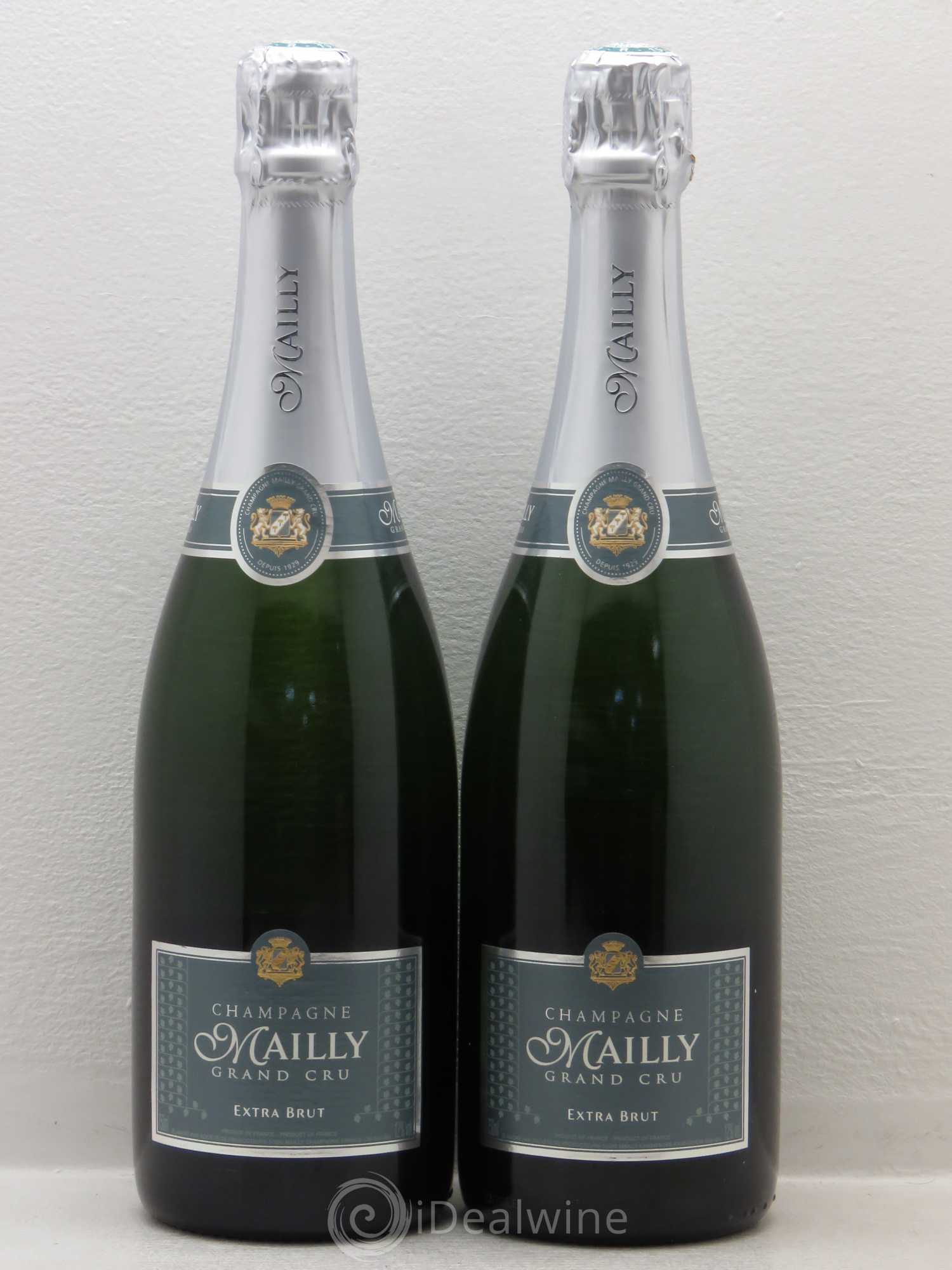Champagne Mailly Grand Cru Extra Brut (sans prix de réserve) - Posten von 2 Flaschen - 0