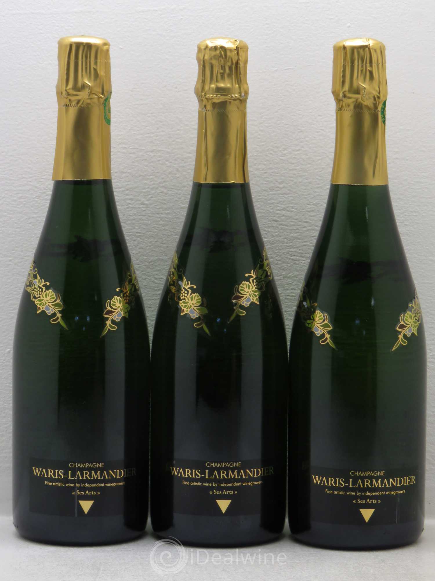 Champagne Waris Larmandier Ses Arts Grand Cru - Posten von 3 Flaschen - 0