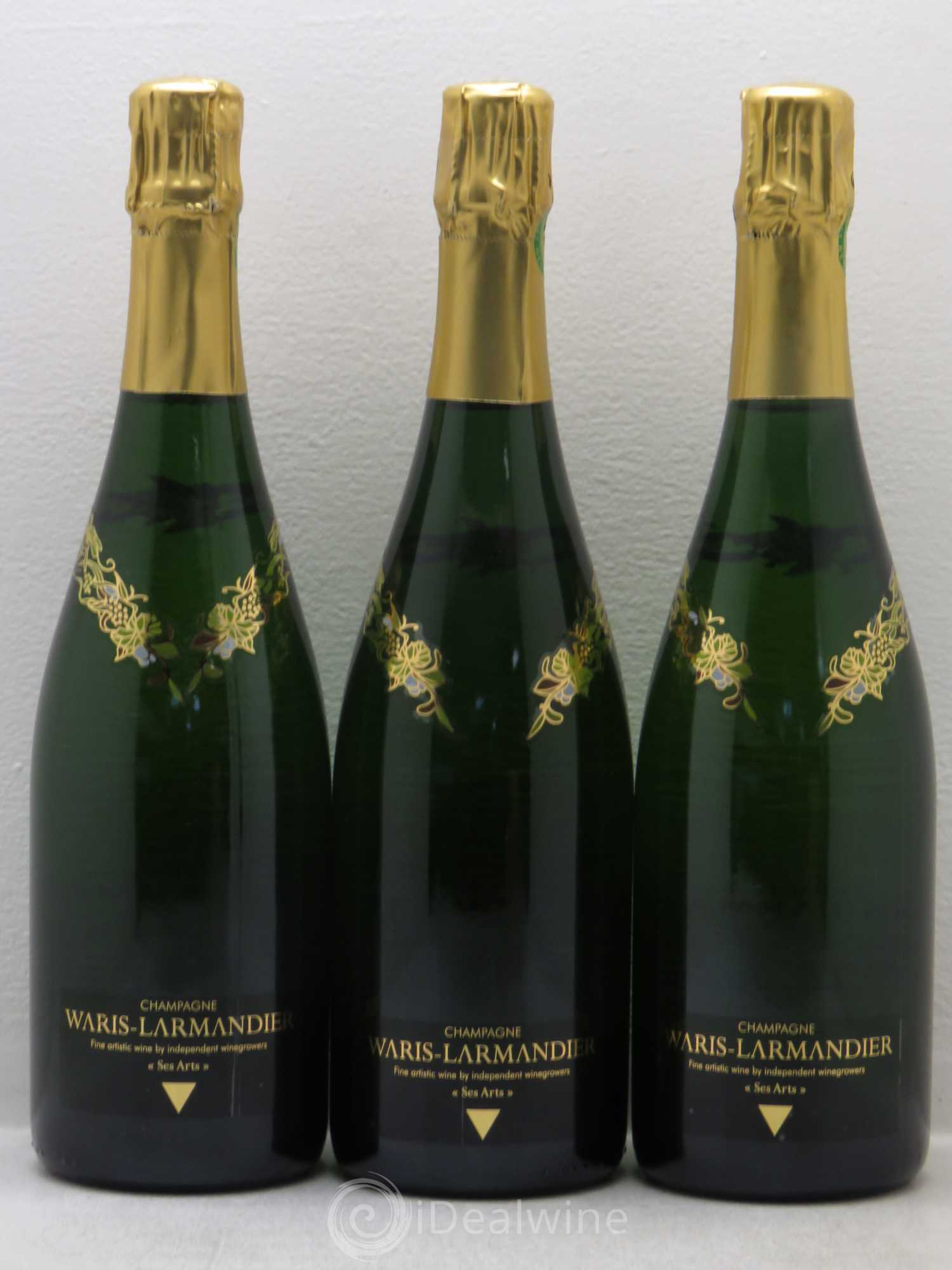 Champagne Waris Larmandier Ses Arts Grand Cru - Posten von 3 Flaschen - 0