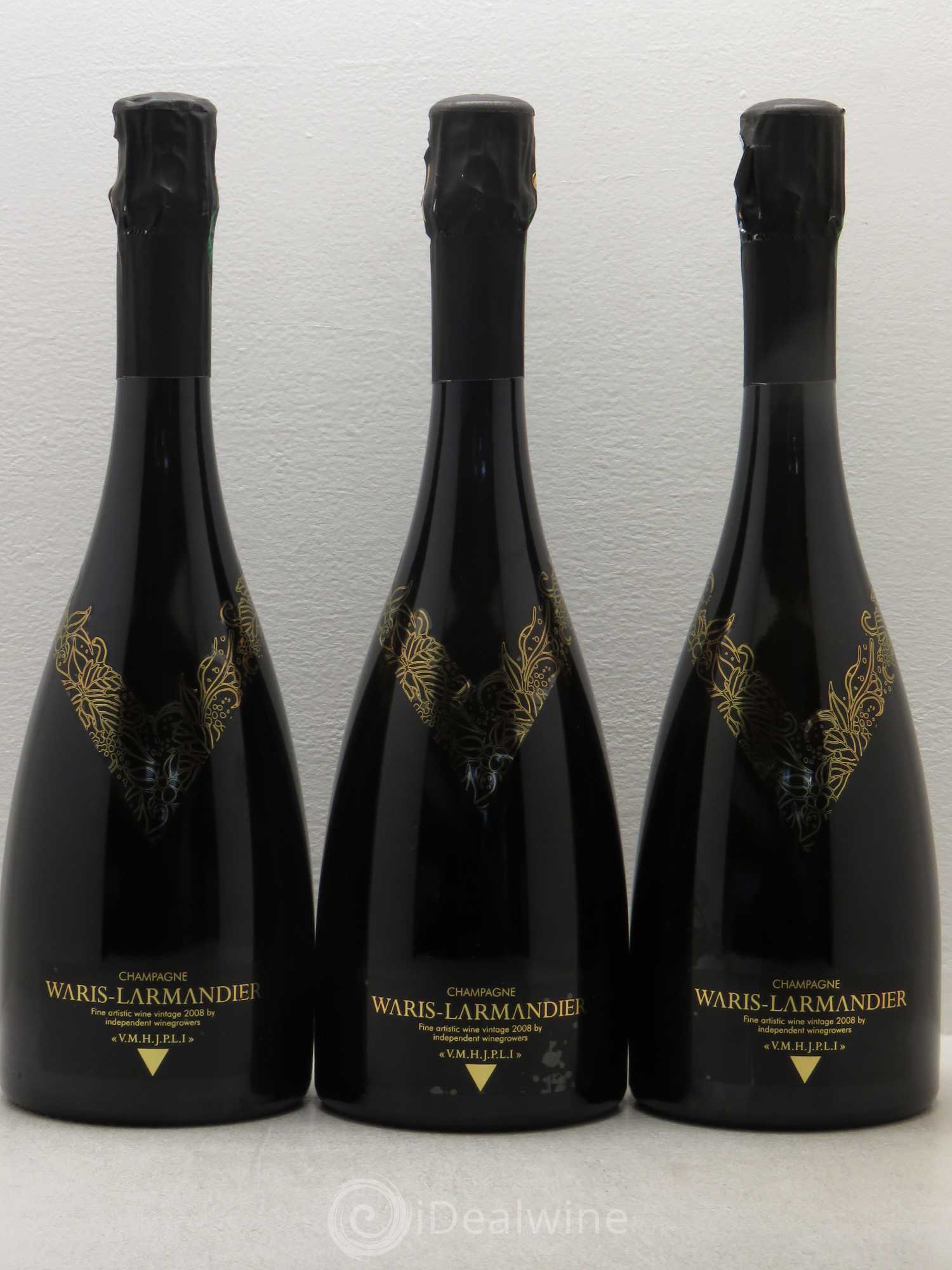 Champagne Waris Larmandier VMHJPLI Grand Cru 2008 - Posten von 3 Flaschen - 0