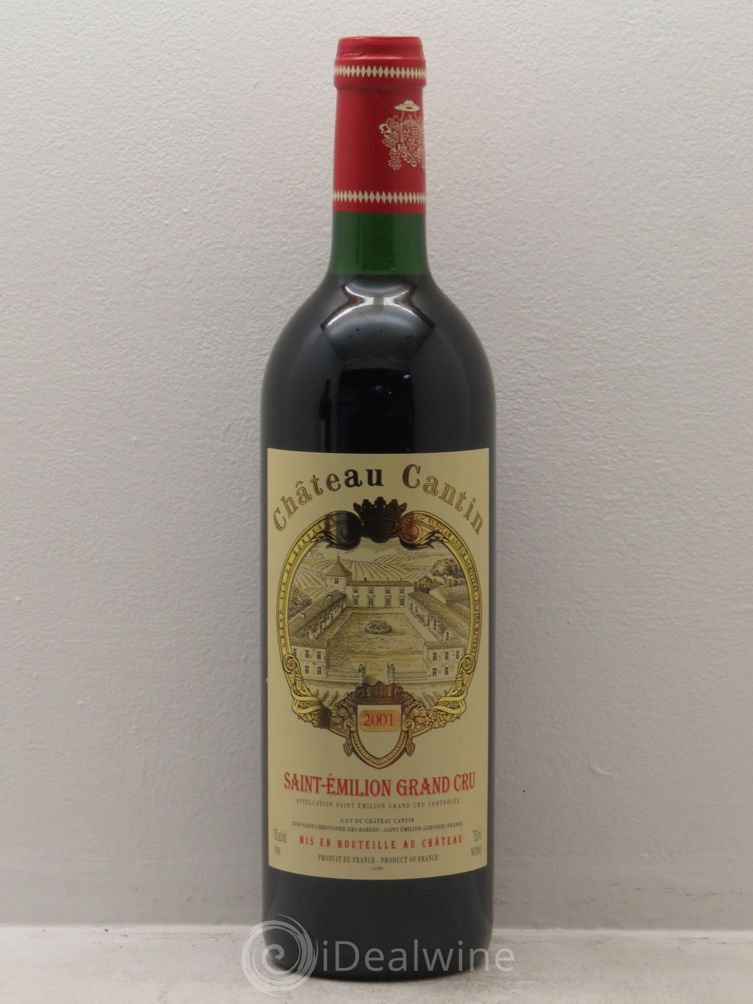 Château Cantin 2001 - Lot de 12 bouteilles - 0