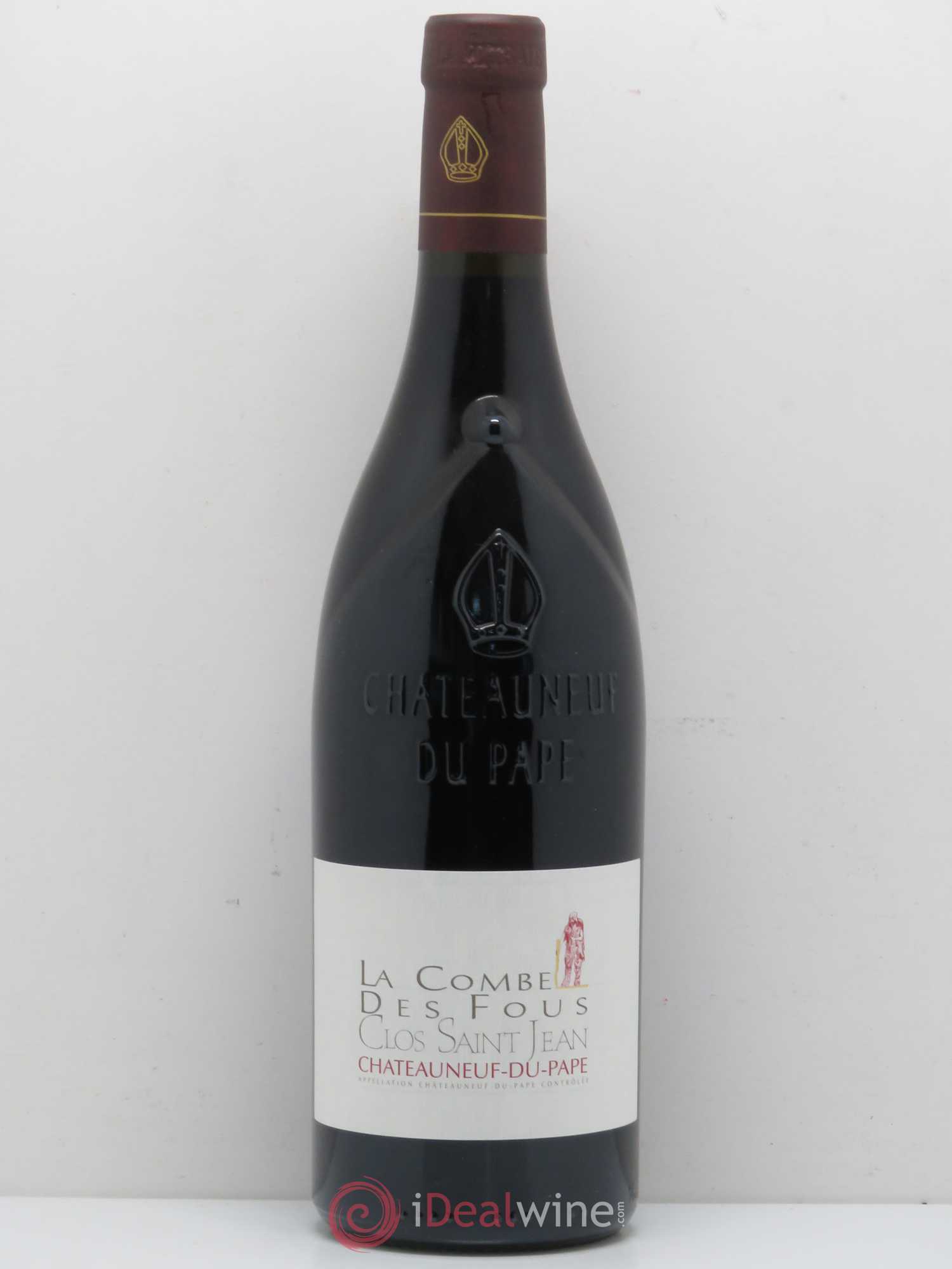 Châteauneuf-du-Pape Clos Saint-Jean La Combe des Fous Pascal et Vincent Maurel 2015 - Lot de 1 bouteille - 0