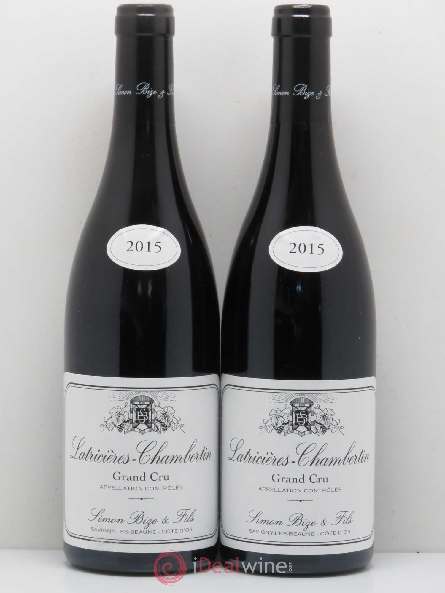 Latricières-Chambertin Grand Cru Domaine Simon Bize 2015 - Lot de 2 bouteilles - 0