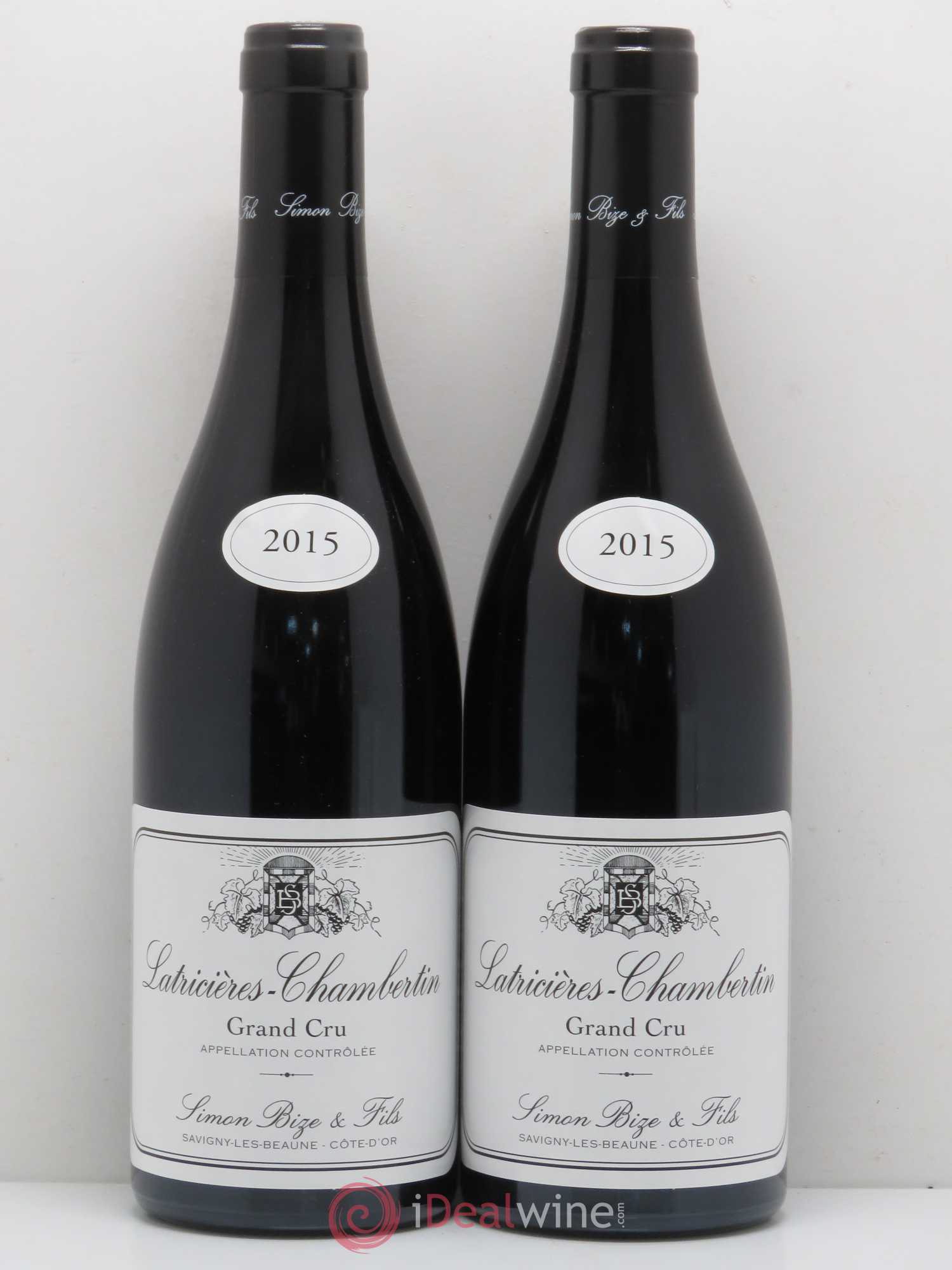 Latricières-Chambertin Grand Cru Domaine Simon Bize 2015 - Lot de 2 bouteilles - 0