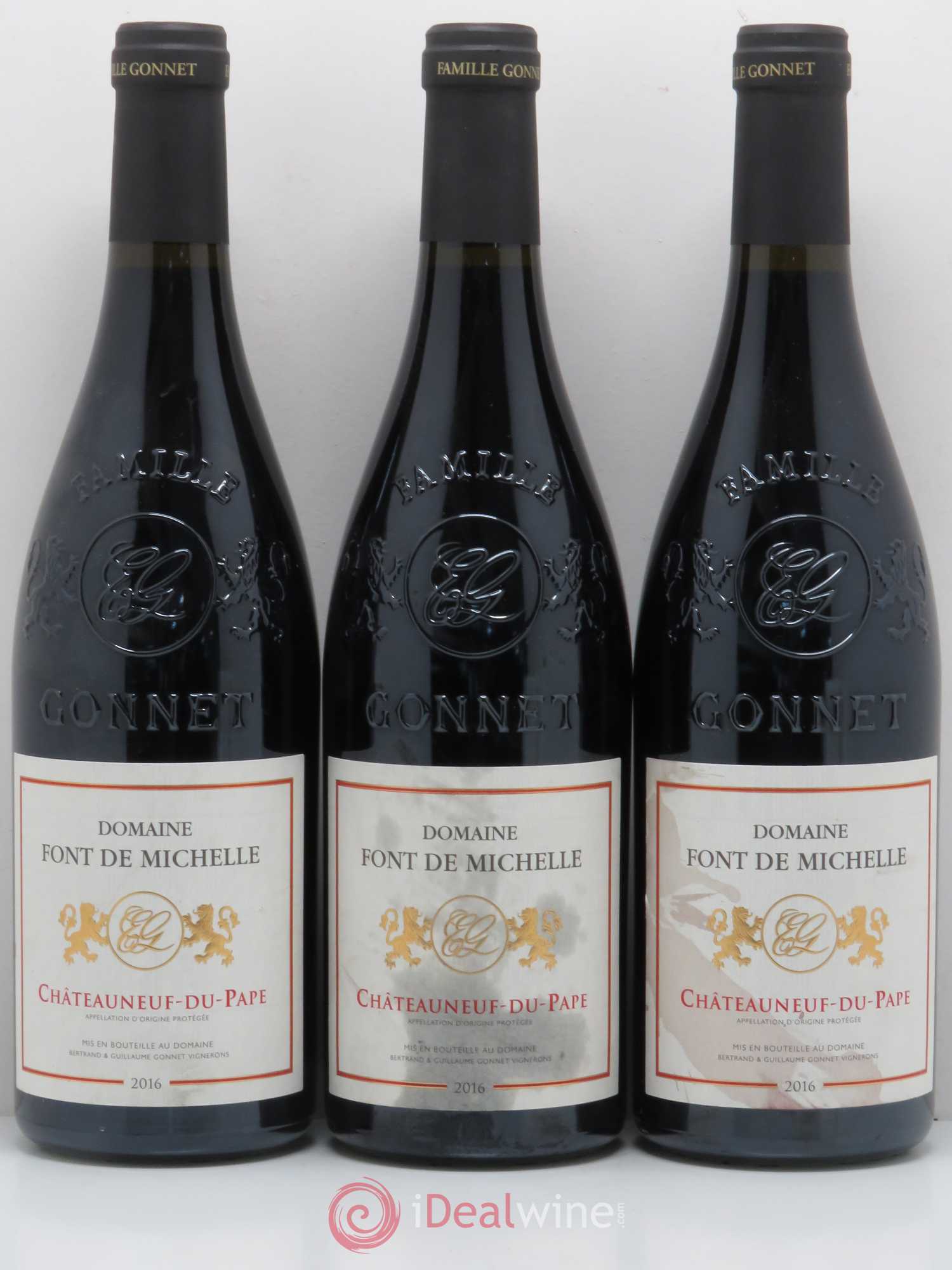 Châteauneuf-du-Pape Domaine Font de Michelle Famille Gonnet (sans prix de réserve) 2016 - Lot de 6 bouteilles - 2