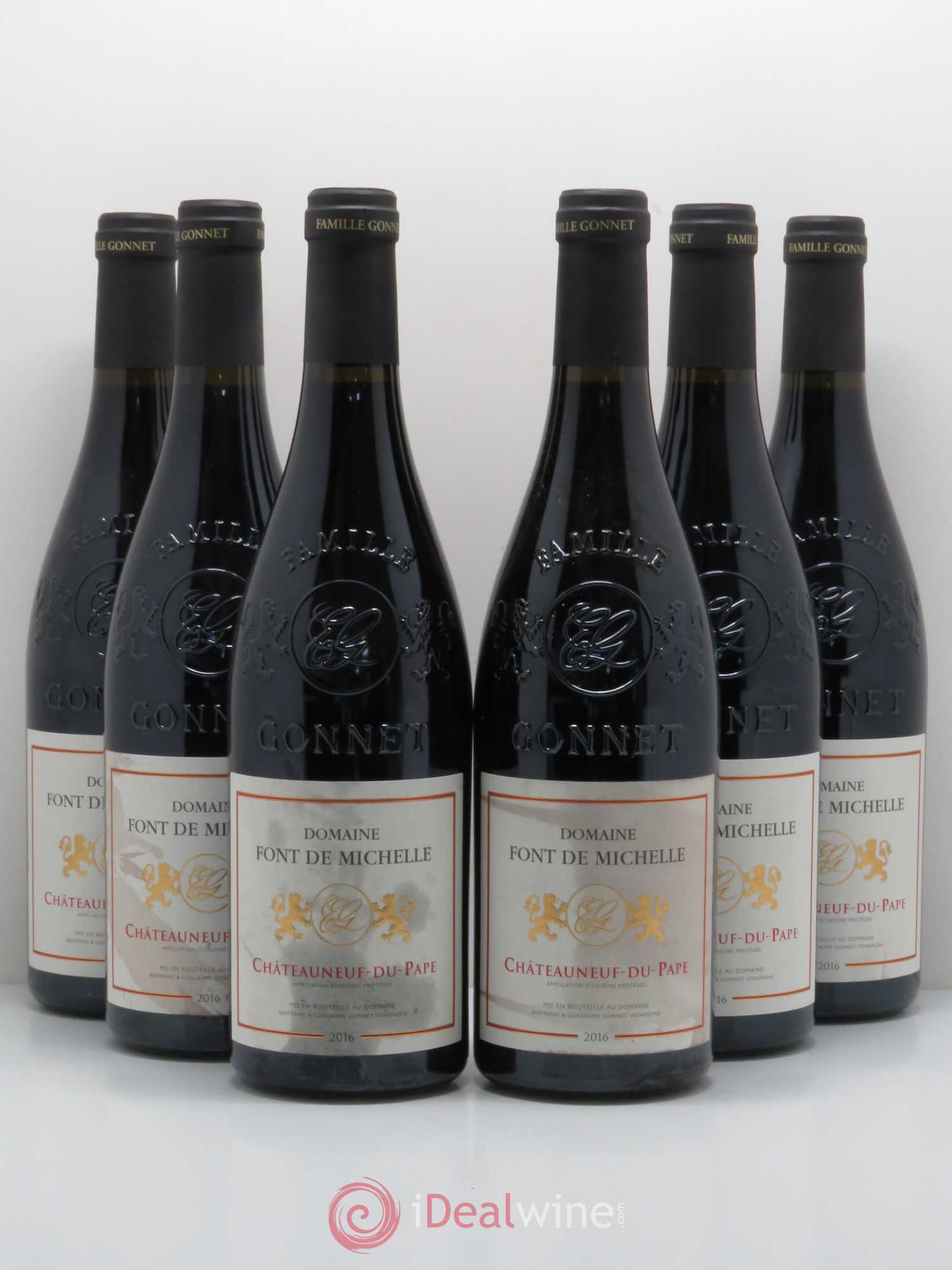 Châteauneuf-du-Pape Domaine Font de Michelle Famille Gonnet (sans prix de réserve) 2016 - Lot de 6 bouteilles - 0