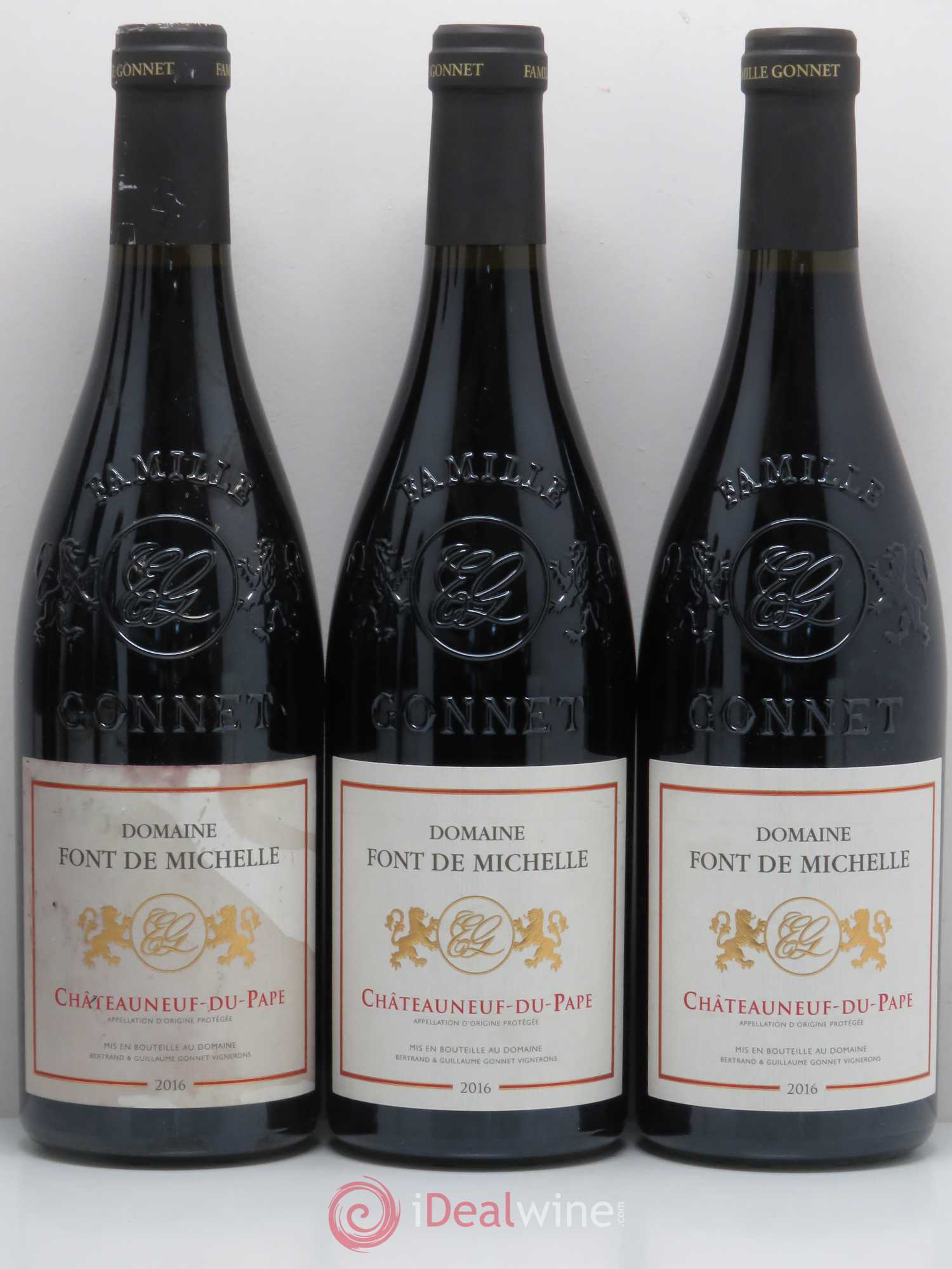 Châteauneuf-du-Pape Domaine Font de Michelle Famille Gonnet 2016 - Lot de 6 bouteilles - 1
