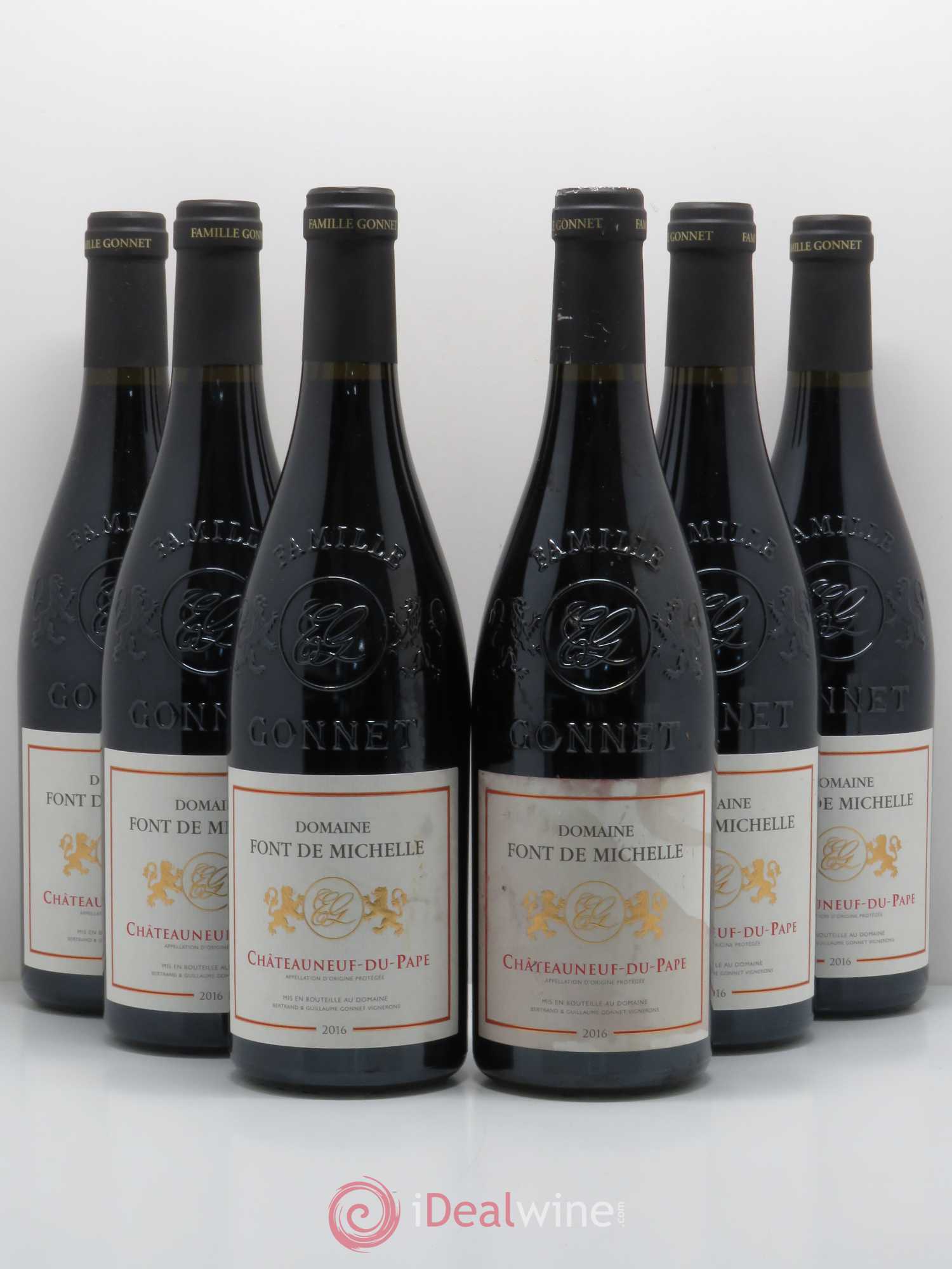 Châteauneuf-du-Pape Domaine Font de Michelle Famille Gonnet 2016 - Lot de 6 bouteilles - 0