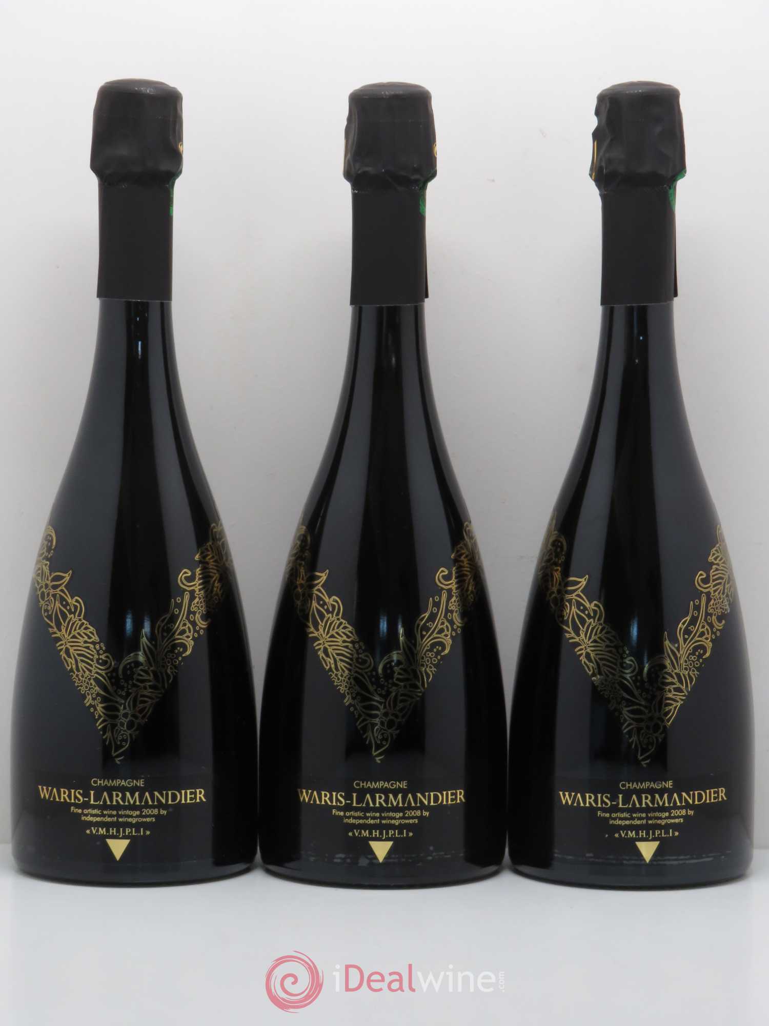 Champagne VMHJPLI blanc de blancs WARIS LARMANDIER 2008 - Lot de 6 bouteilles - 3