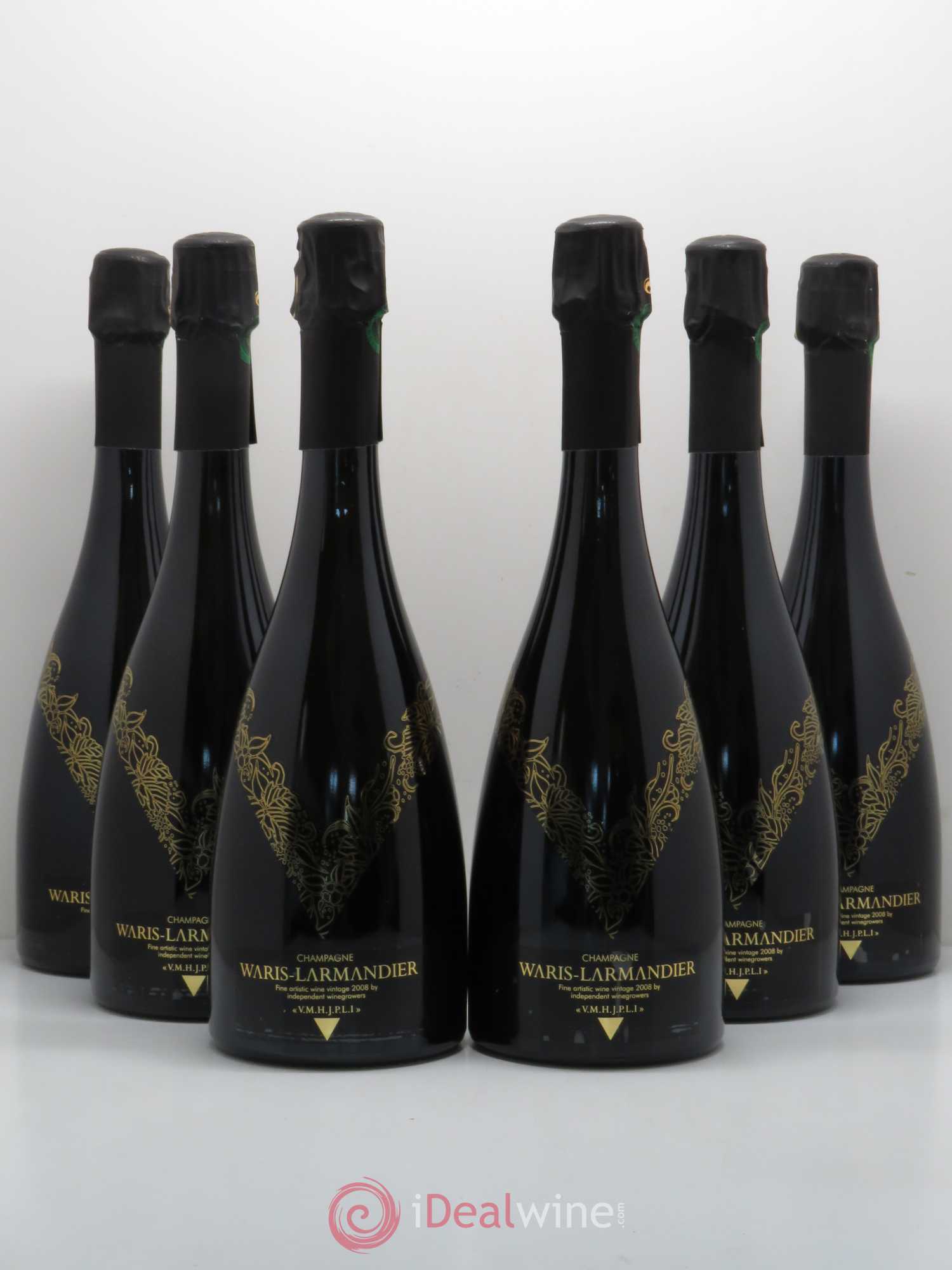 Champagne VMHJPLI blanc de blancs WARIS LARMANDIER 2008 - Lot de 6 bouteilles - 0