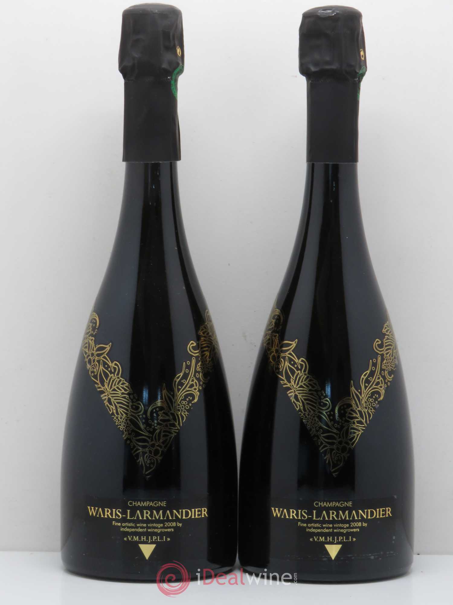 Champagne VMHJPLI blanc de blancs WARIS LARMANDIER 2008 - Lot de 2 bouteilles - 0