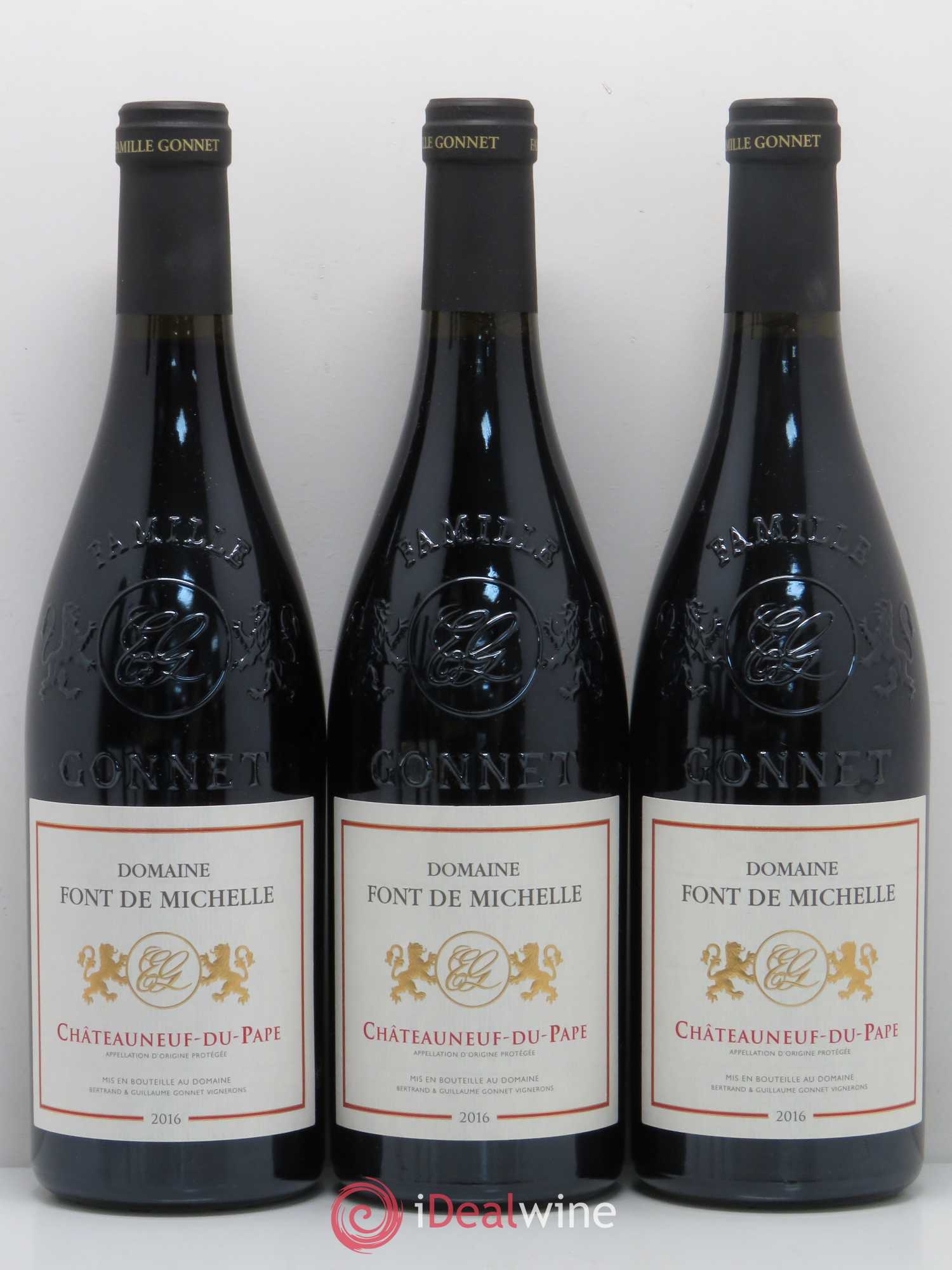Châteauneuf-du-Pape Domaine Font de Michelle Famille Gonnet 2016 - Lot de 6 bouteilles - 1