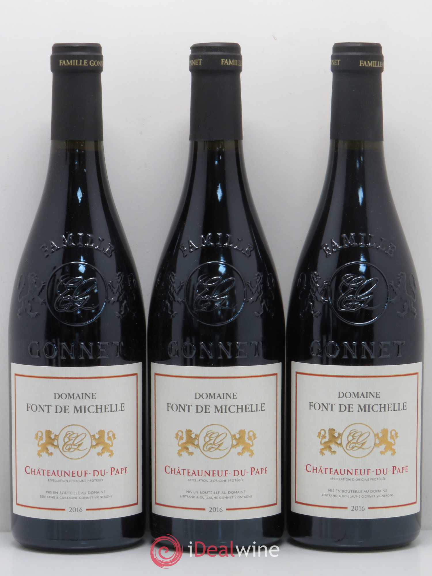 Châteauneuf-du-Pape Domaine Font de Michelle Famille Gonnet 2016 - Lot de 5 bouteilles - 1