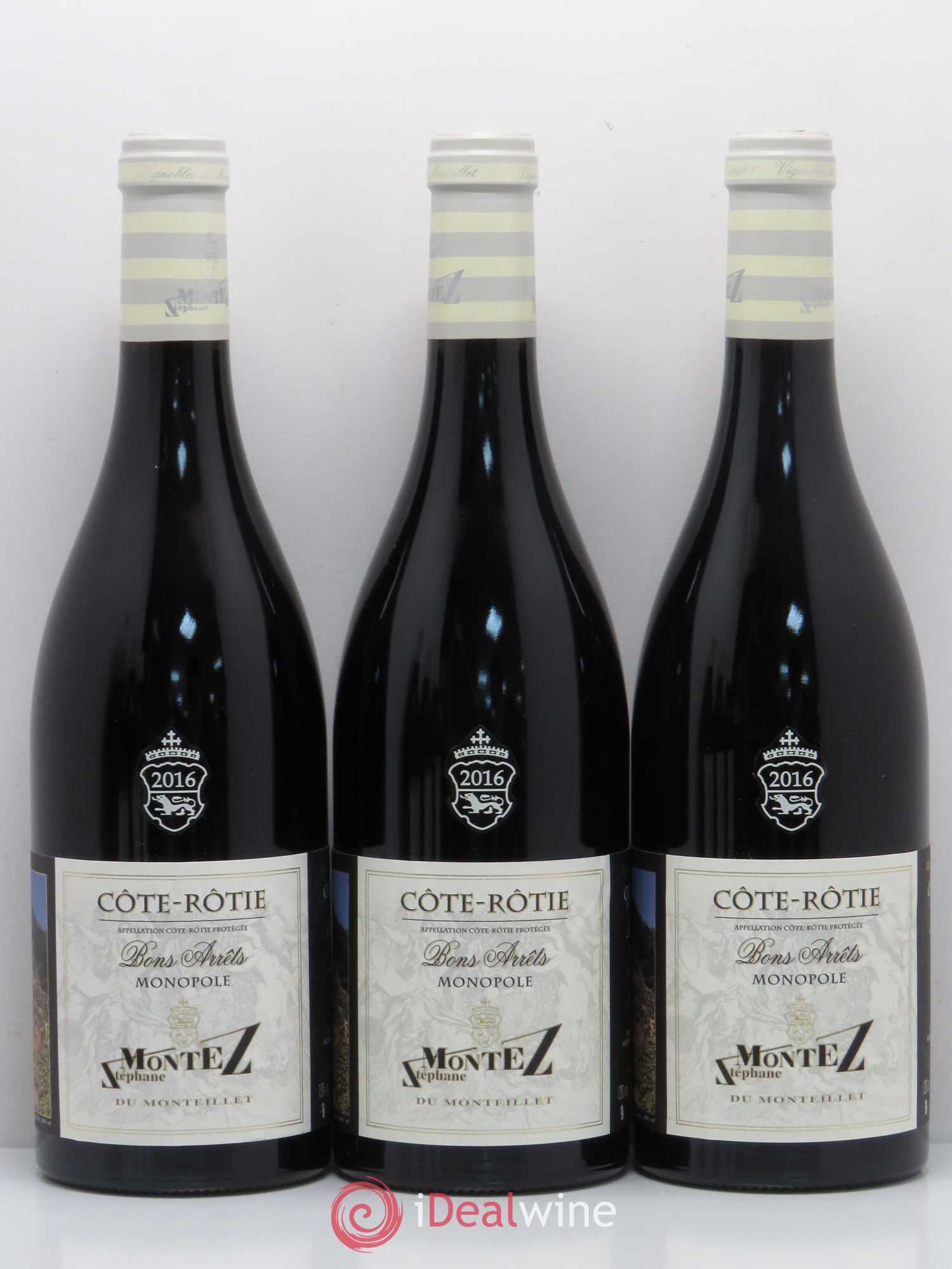 Côte-Rôtie Bons Arrets Monopole Stephane Montez 2016 - Lot de 6 bouteilles - 1