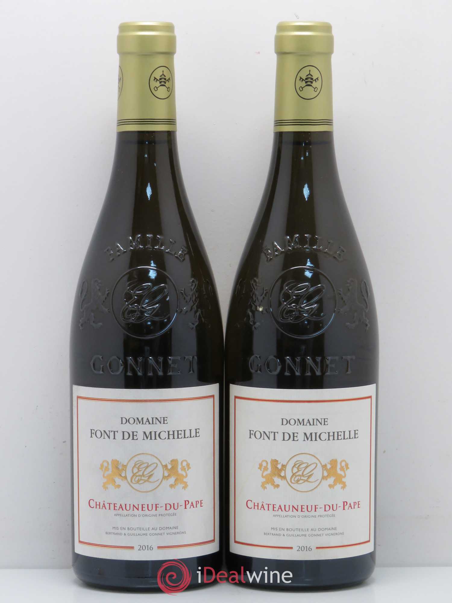 Châteauneuf-du-Pape Font de Michelle 2016 - Posten von 2 Flaschen - 0