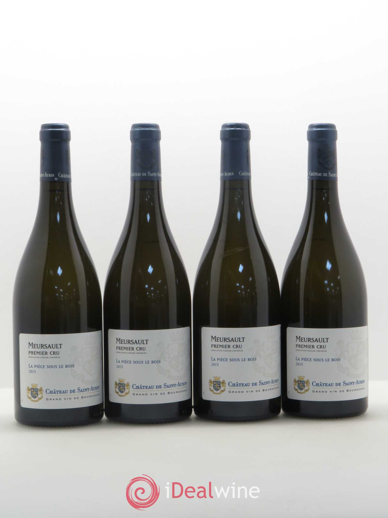 Meursault 1er Cru La Pièce Sous le Bois Château de Saint-Aubin 2015 - Posten von 4 Flaschen - 0