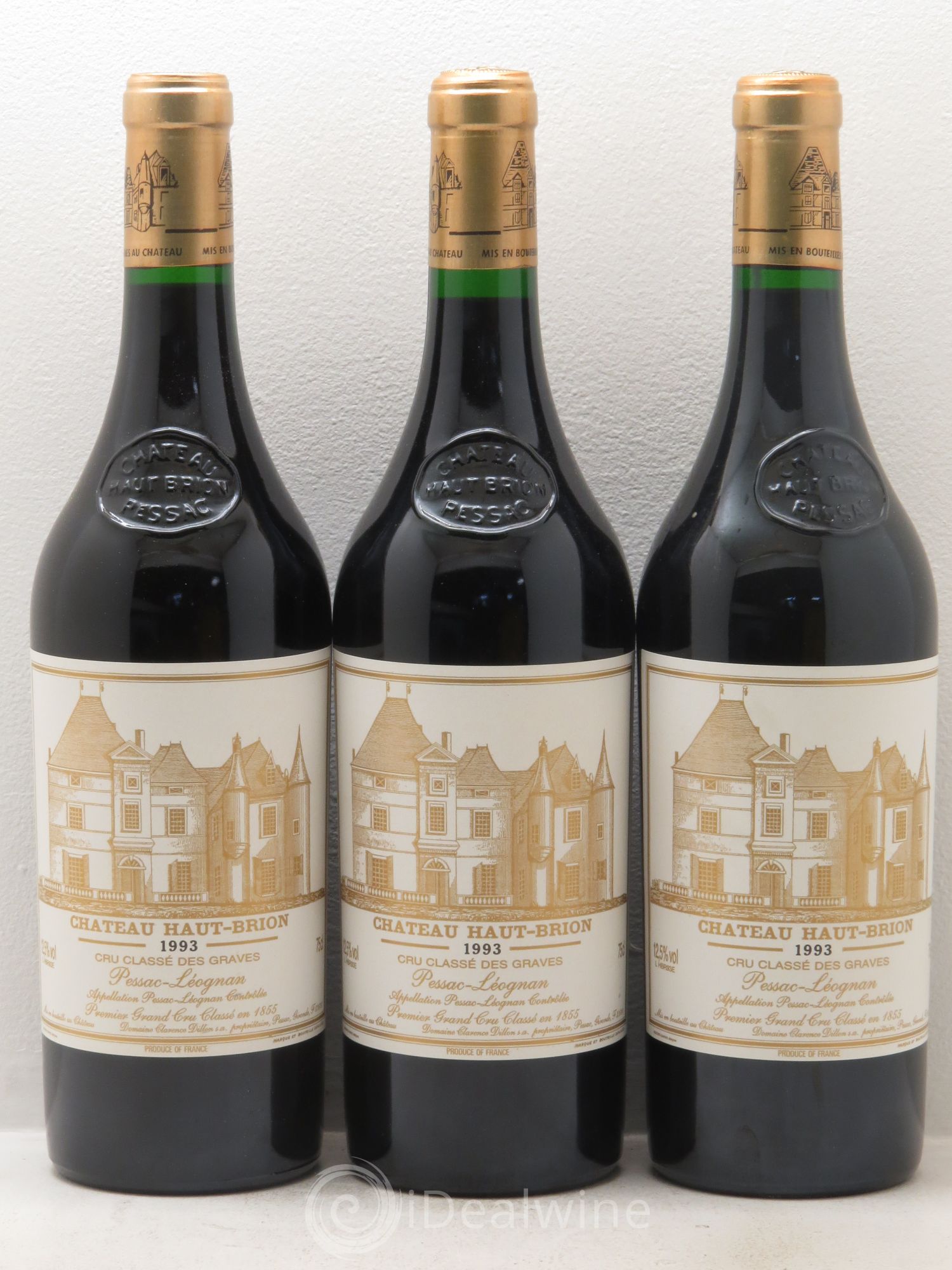 Château Haut Brion 1er Grand Cru Classé 1993 - Lot de 12 bouteilles - 4