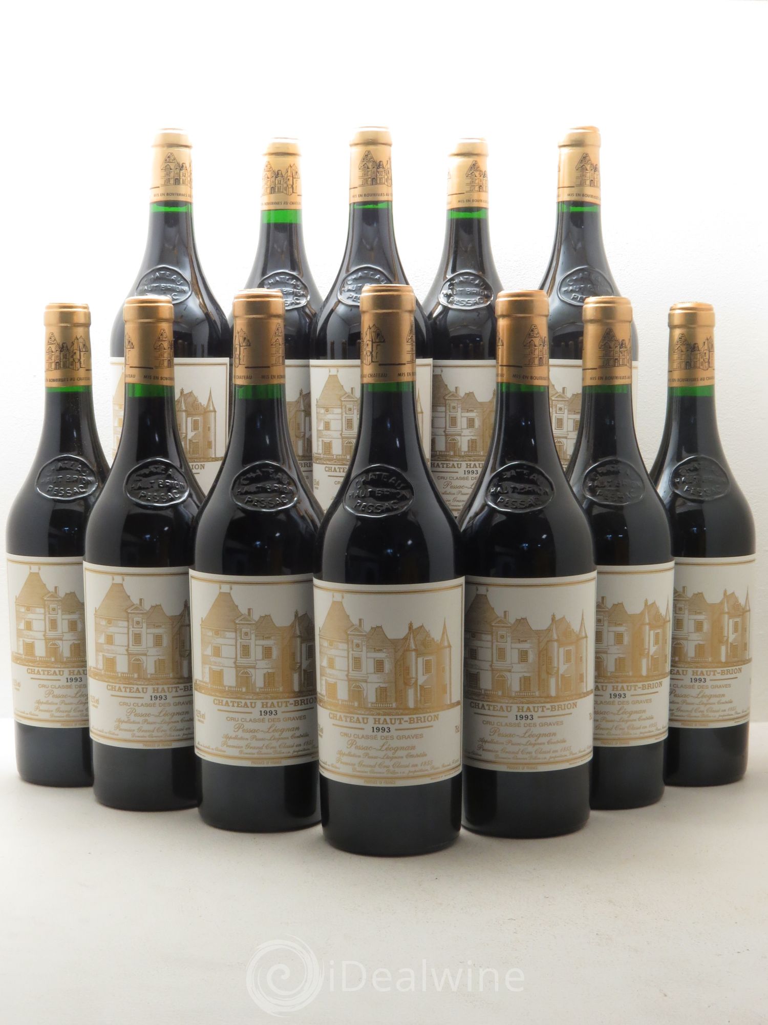 Château Haut Brion 1er Grand Cru Classé 1993 - Lot de 12 bouteilles - 0