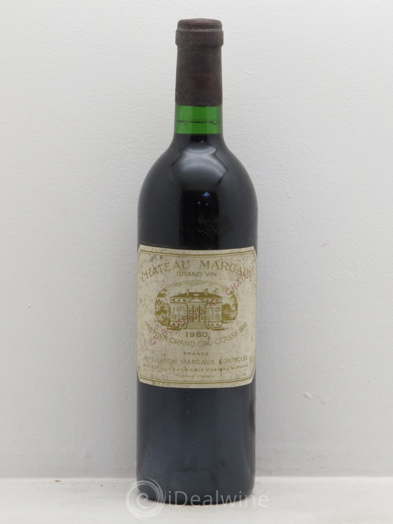 Château Margaux 1er Grand Cru Classé 1980 - Lot de 1 bouteille - 0