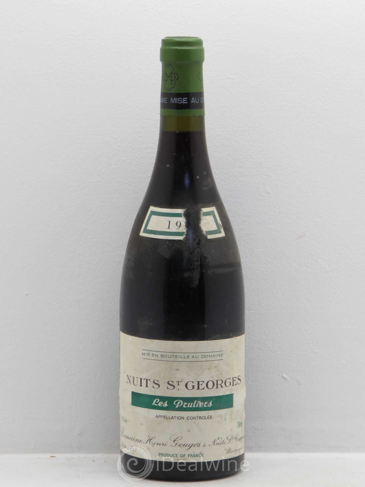 Nuits-Saint-Georges 1er Cru Les Pruliers Henri Gouges 1986 - Posten von 1 Flasche - 0