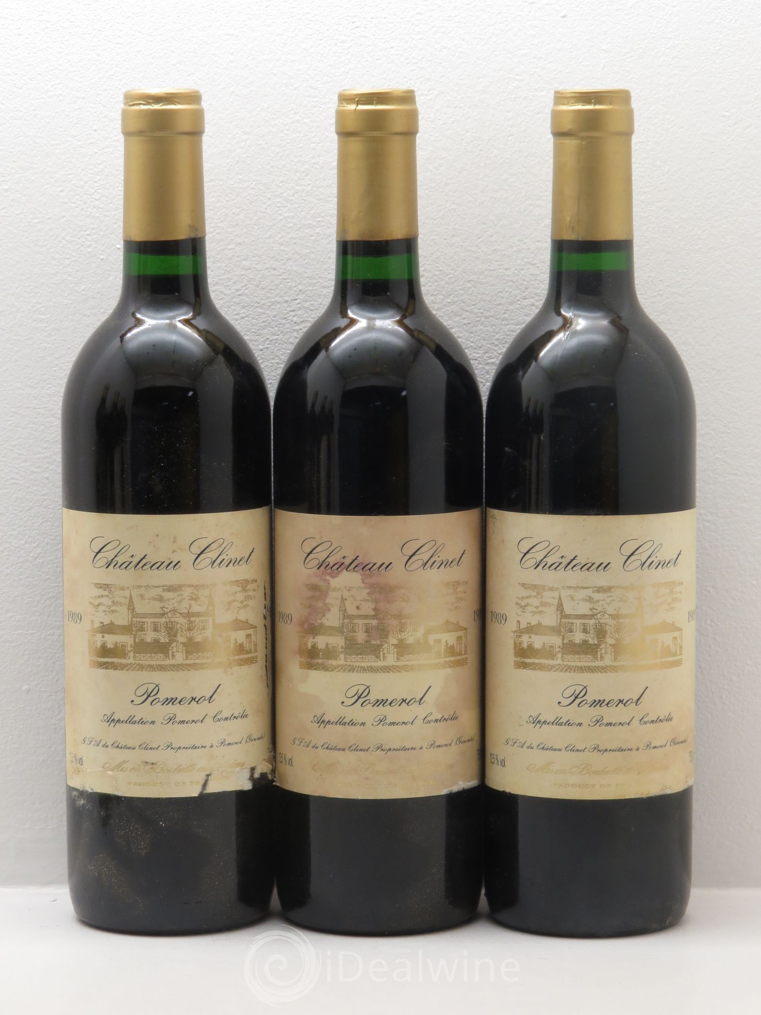 Château Clinet 1989 - Lot de 6 bouteilles - 1