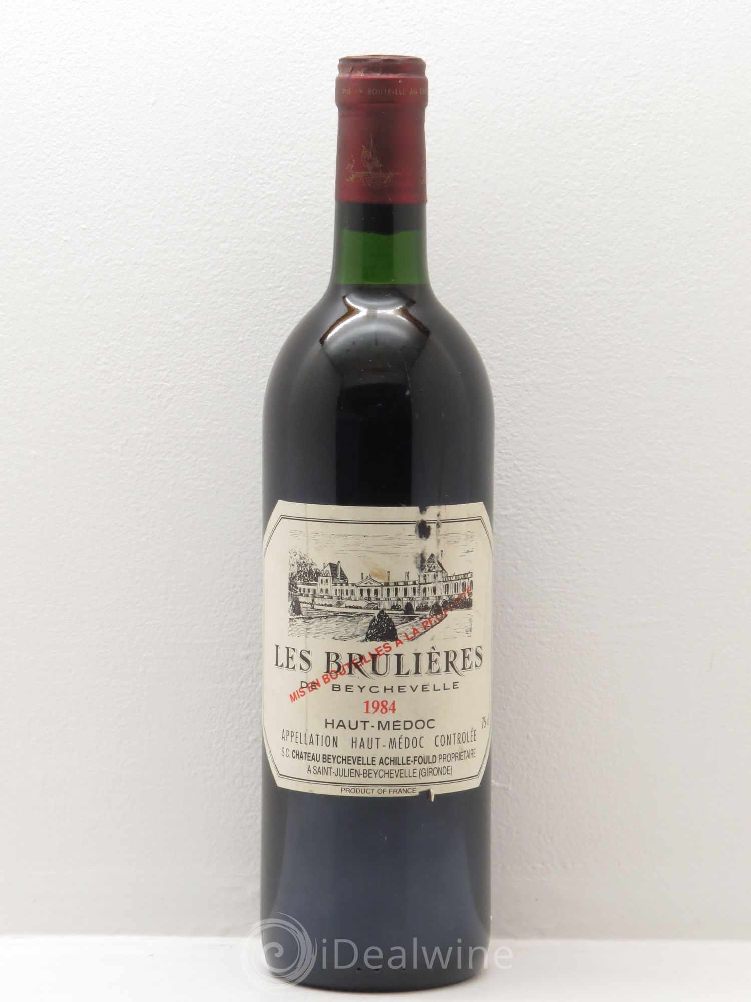 Haut Médoc Les Brulières (sans prix de réserve) 1984 - Posten von 1 Flasche - 0