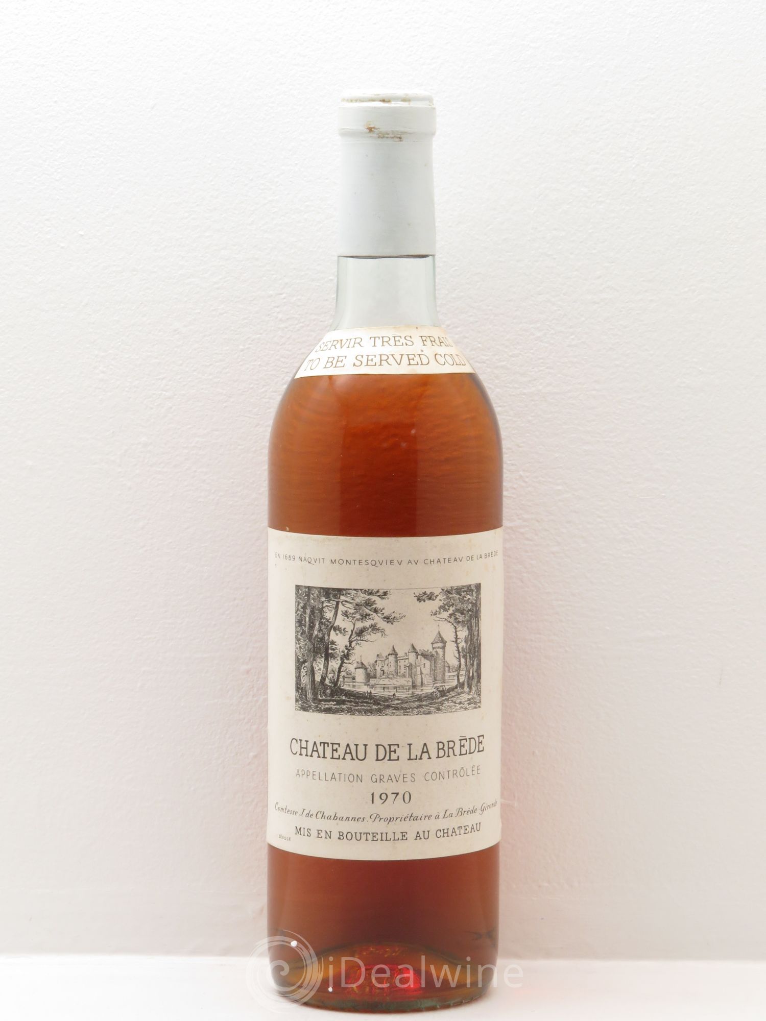 Graves La Brède 1970 - Posten von 1 Flasche - 0