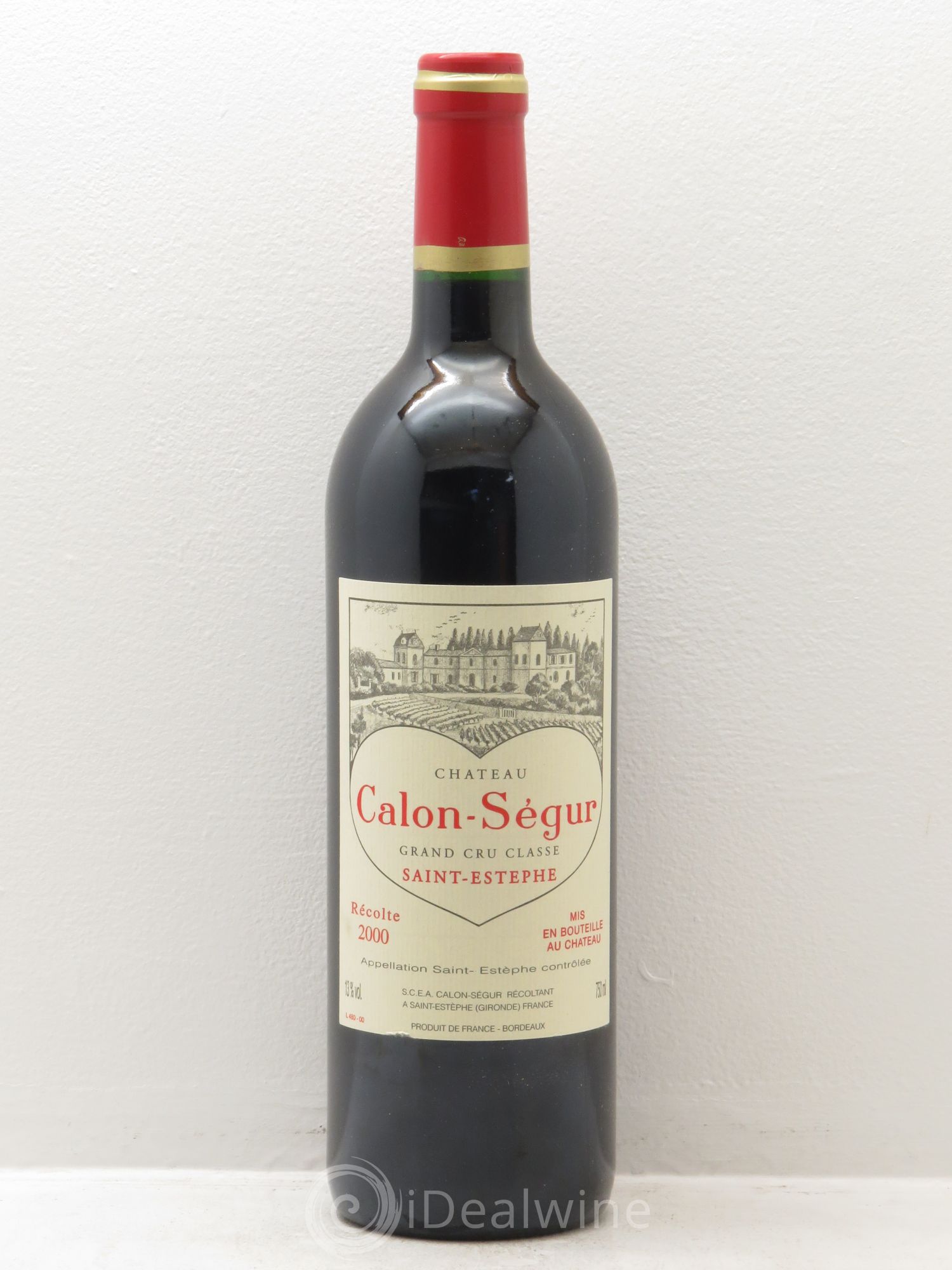 Château Calon Ségur 3ème Grand Cru Classé 2000 - Lot de 12 bouteilles - 0