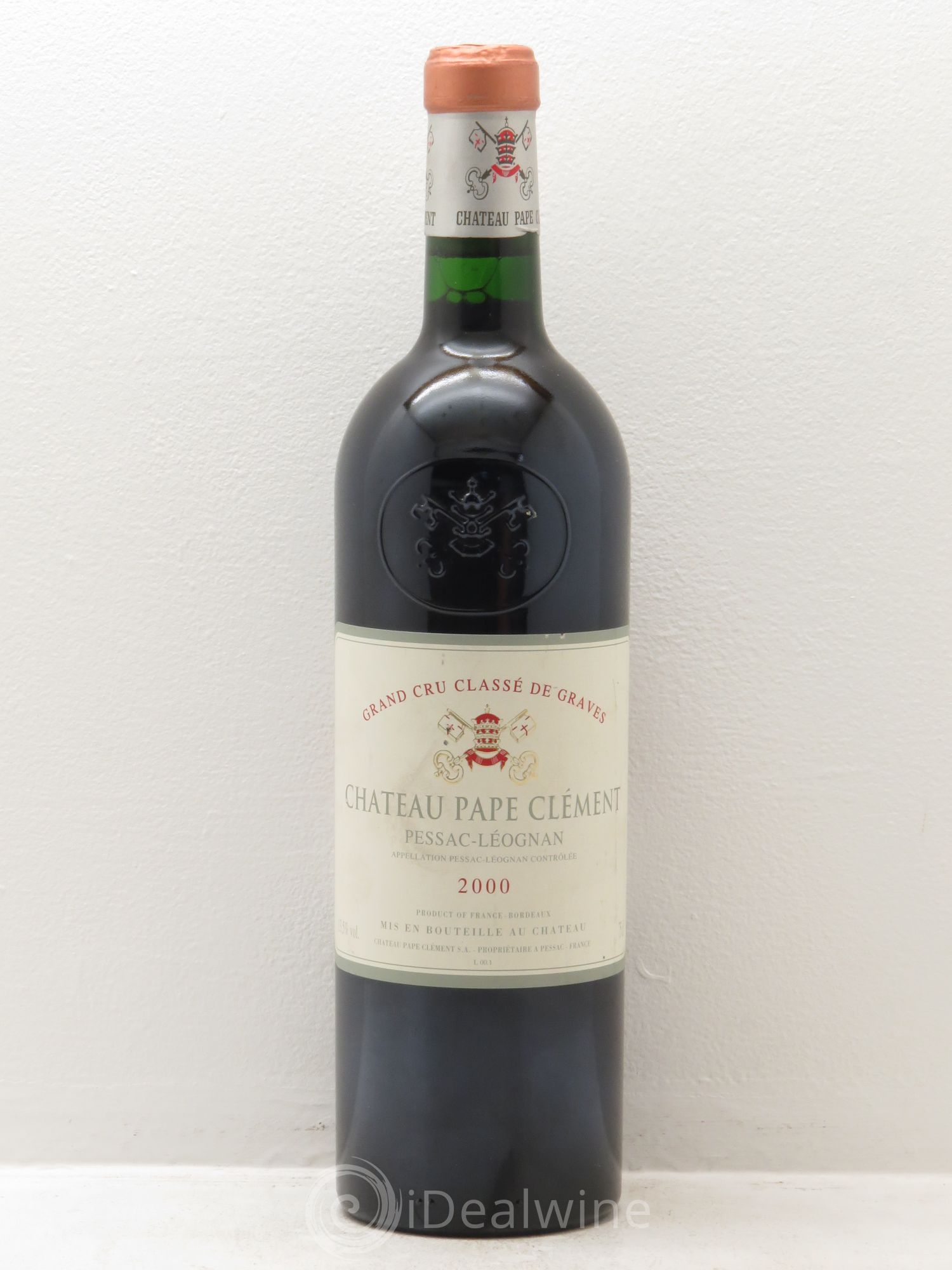 Château Pape Clément Cru Classé de Graves 2000 - Lot de 1 bouteille - 0