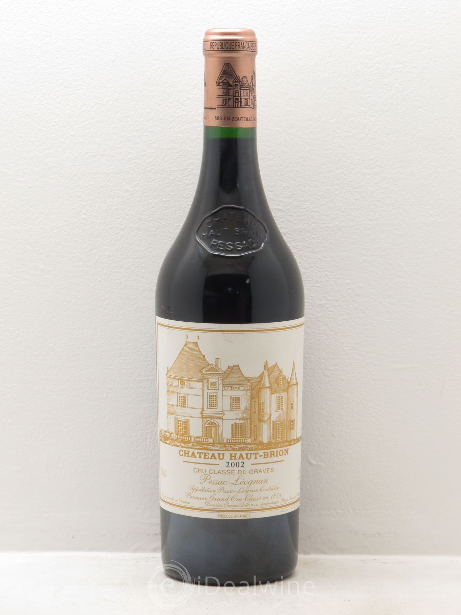 Château Haut Brion 1er Grand Cru Classé 2002 - Lot de 1 bouteille - 0