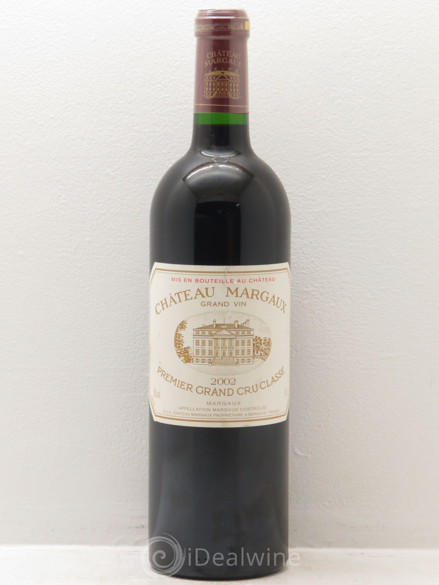 Château Margaux 1er Grand Cru Classé 2002 - Lot de 1 bouteille - 0