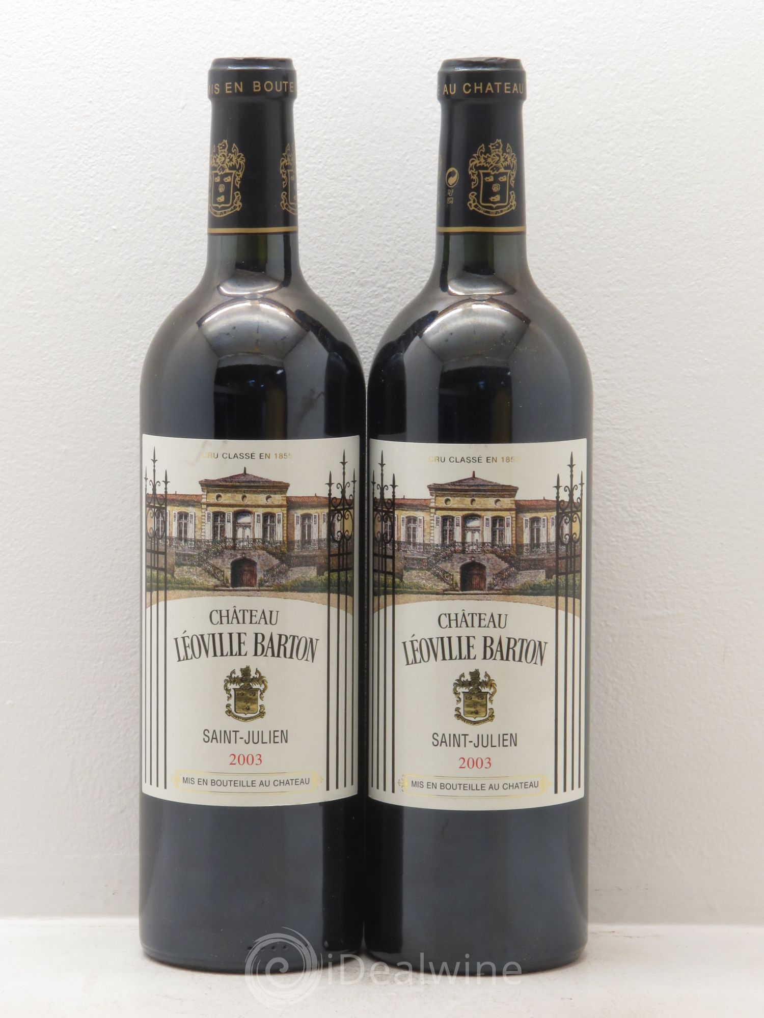 Château Léoville Barton 2ème Grand Cru Classé 2003 - Lot de 2 bouteilles - 0