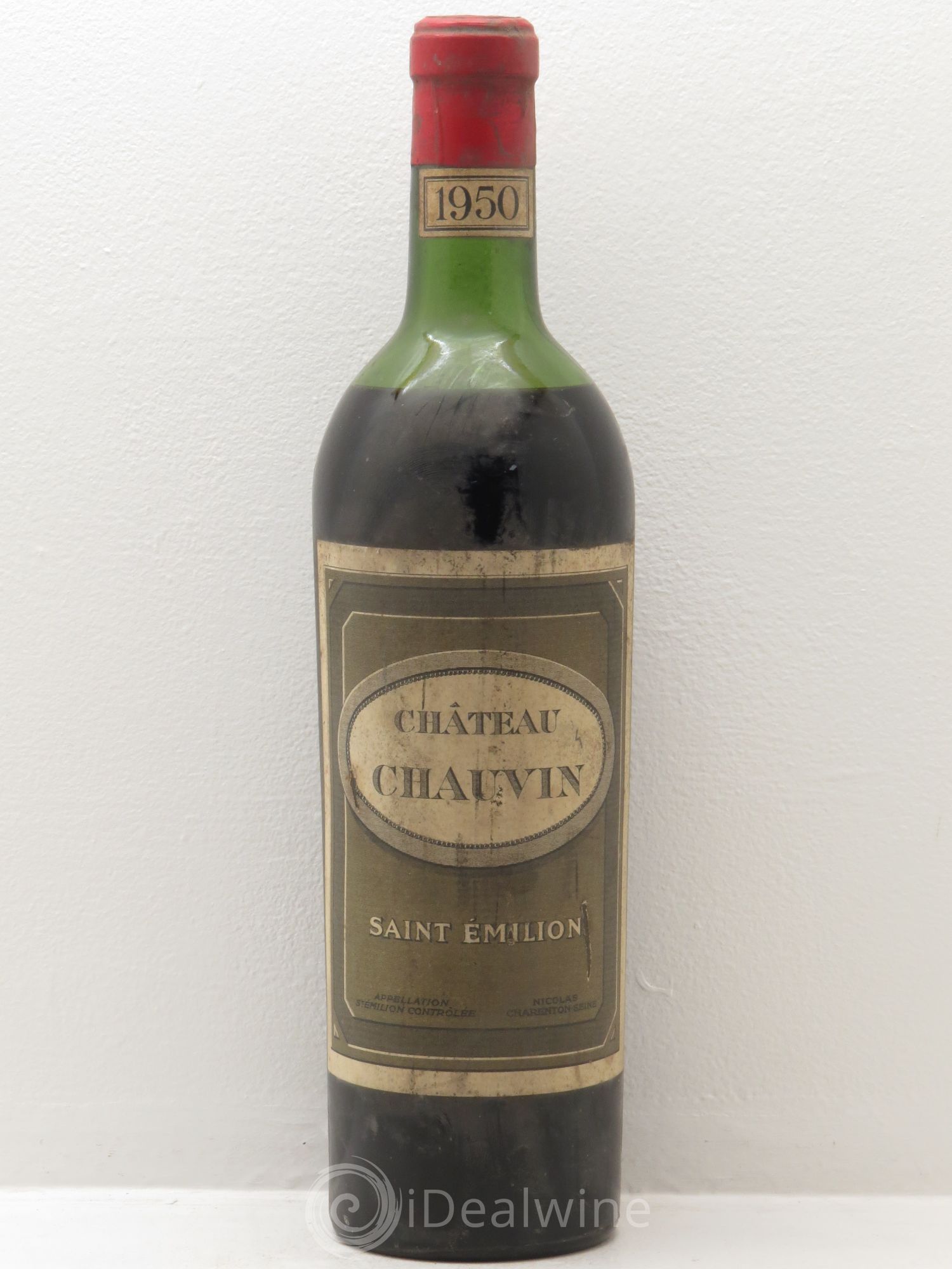 Château Chauvin Grand Cru Classé 1950 - Lot de 1 bouteille - 0