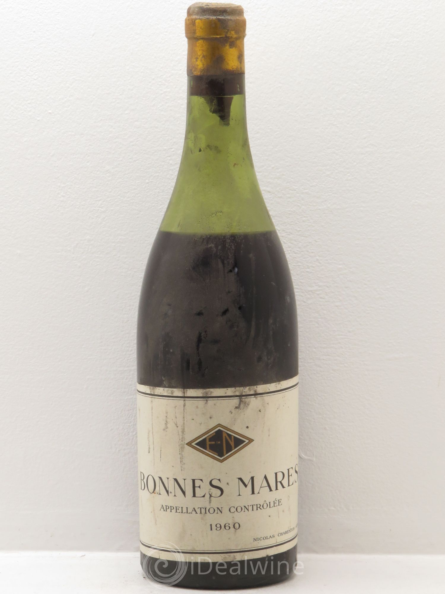 Bonnes-Mares Grand Cru Nicolas Négociant (sans prix de réserve) 1960 - Posten von 1 Flasche - 0