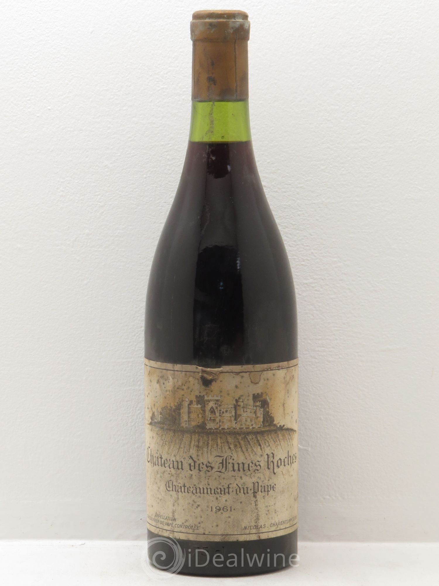 Châteauneuf-du-Pape Fines Roches Nicolas Négociant 1961 - Lot de 1 bouteille - 0